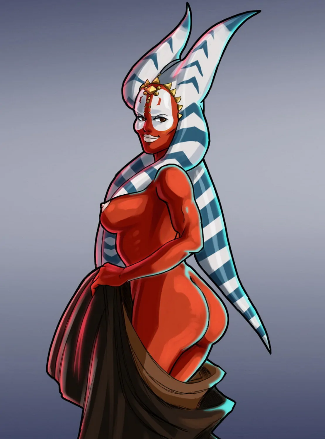 Togruta and Shaak Ti Nude Alien Nipples Busty