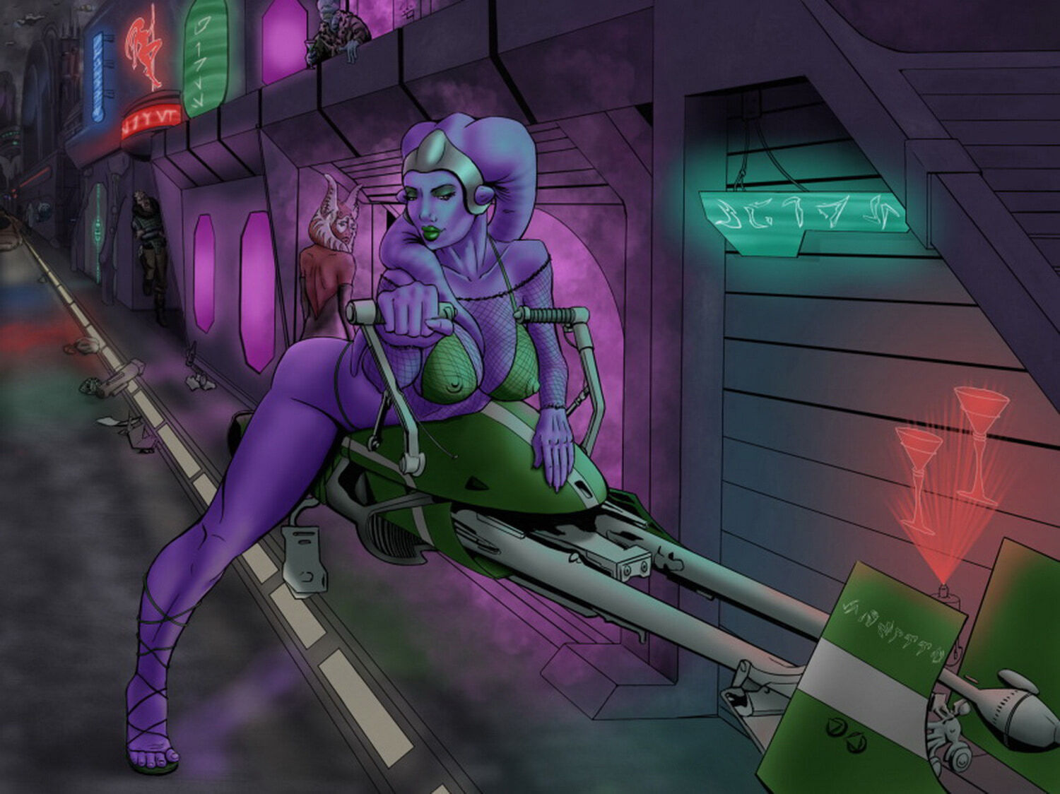 Twi’Lek and Togruta Alien Posing