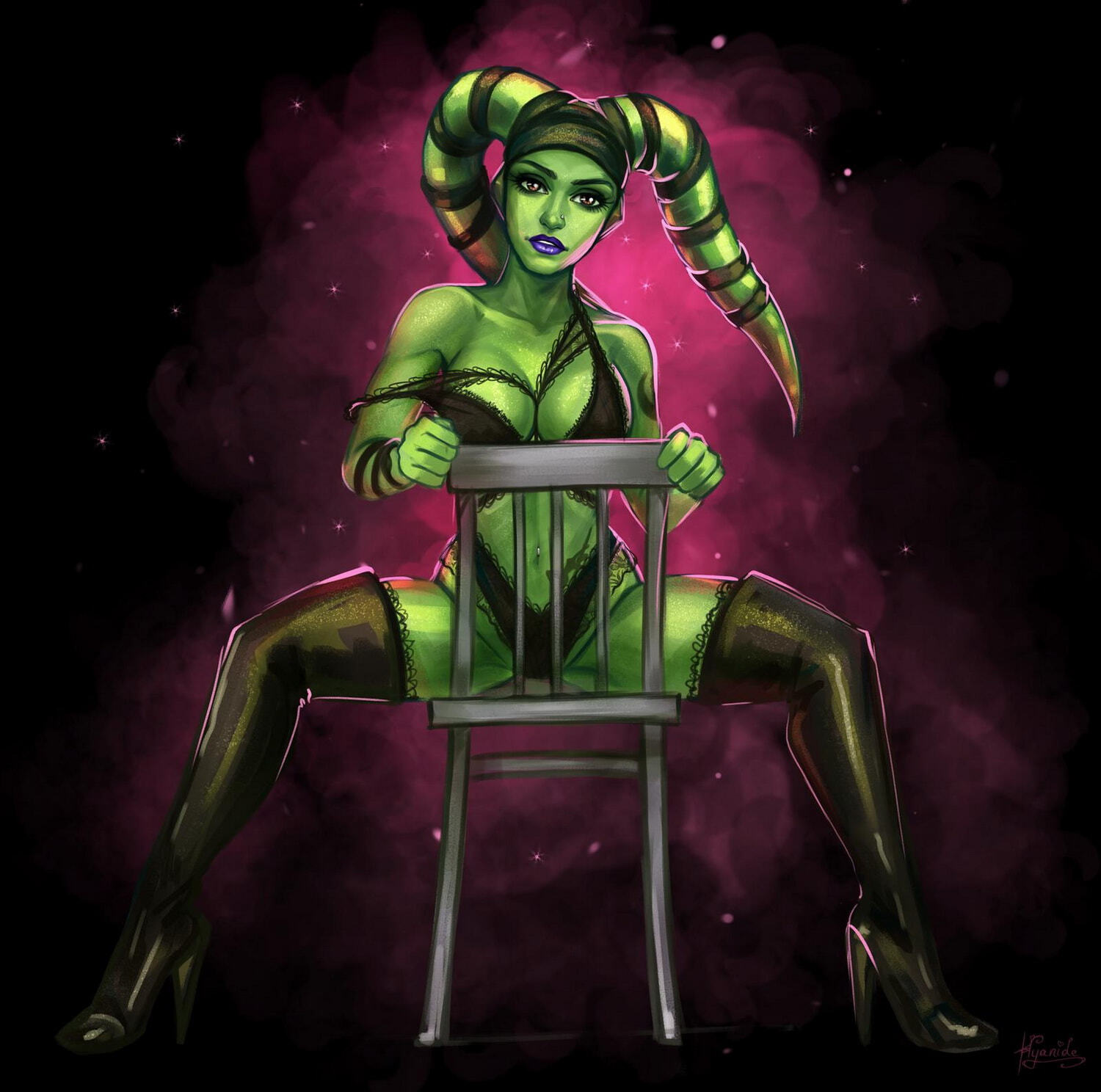 Twi’Lek Piercing Solo Alien Female Only Panties