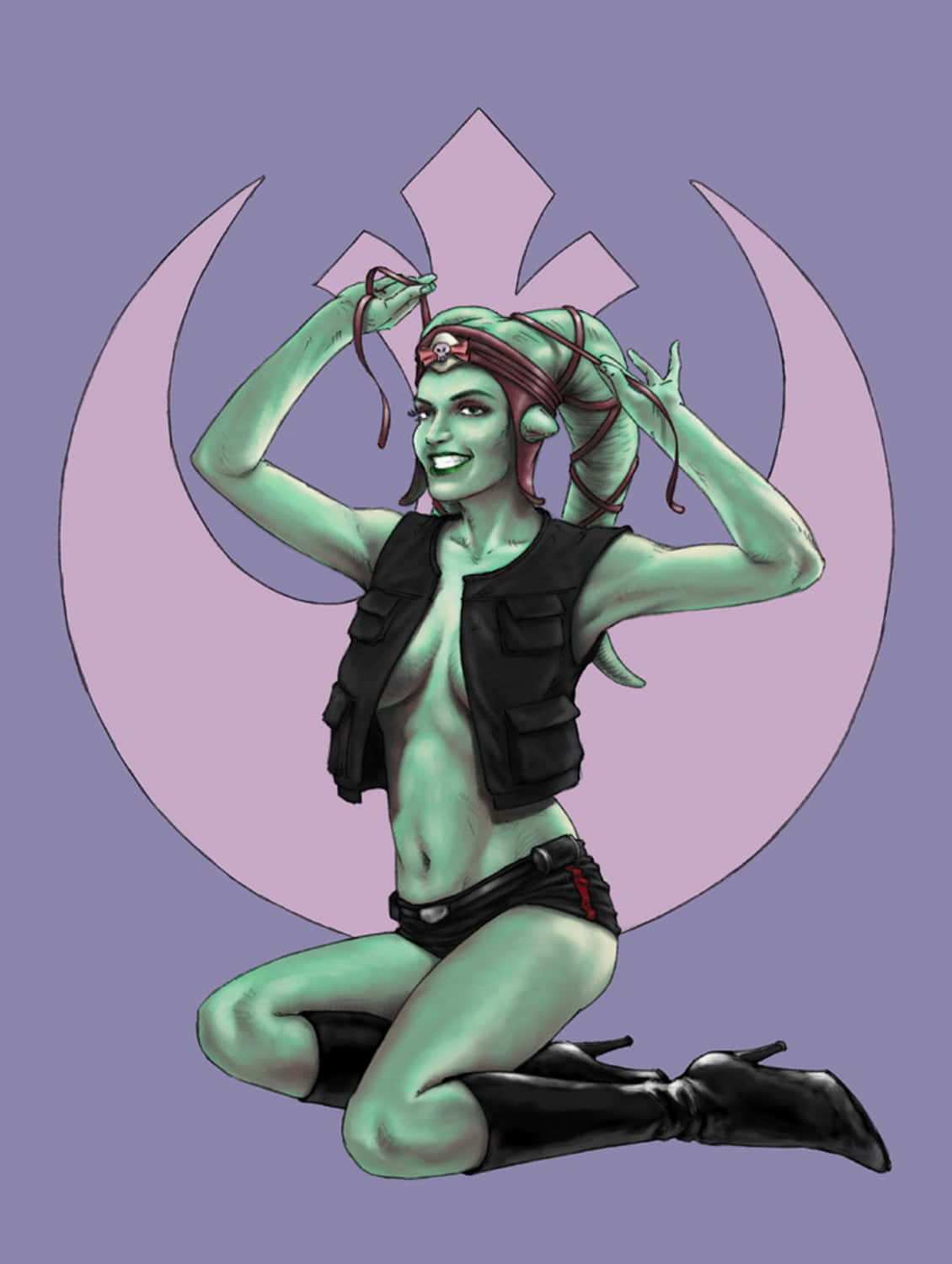 Twi’Lek Tits Alien Solo Female Only Posing Heels