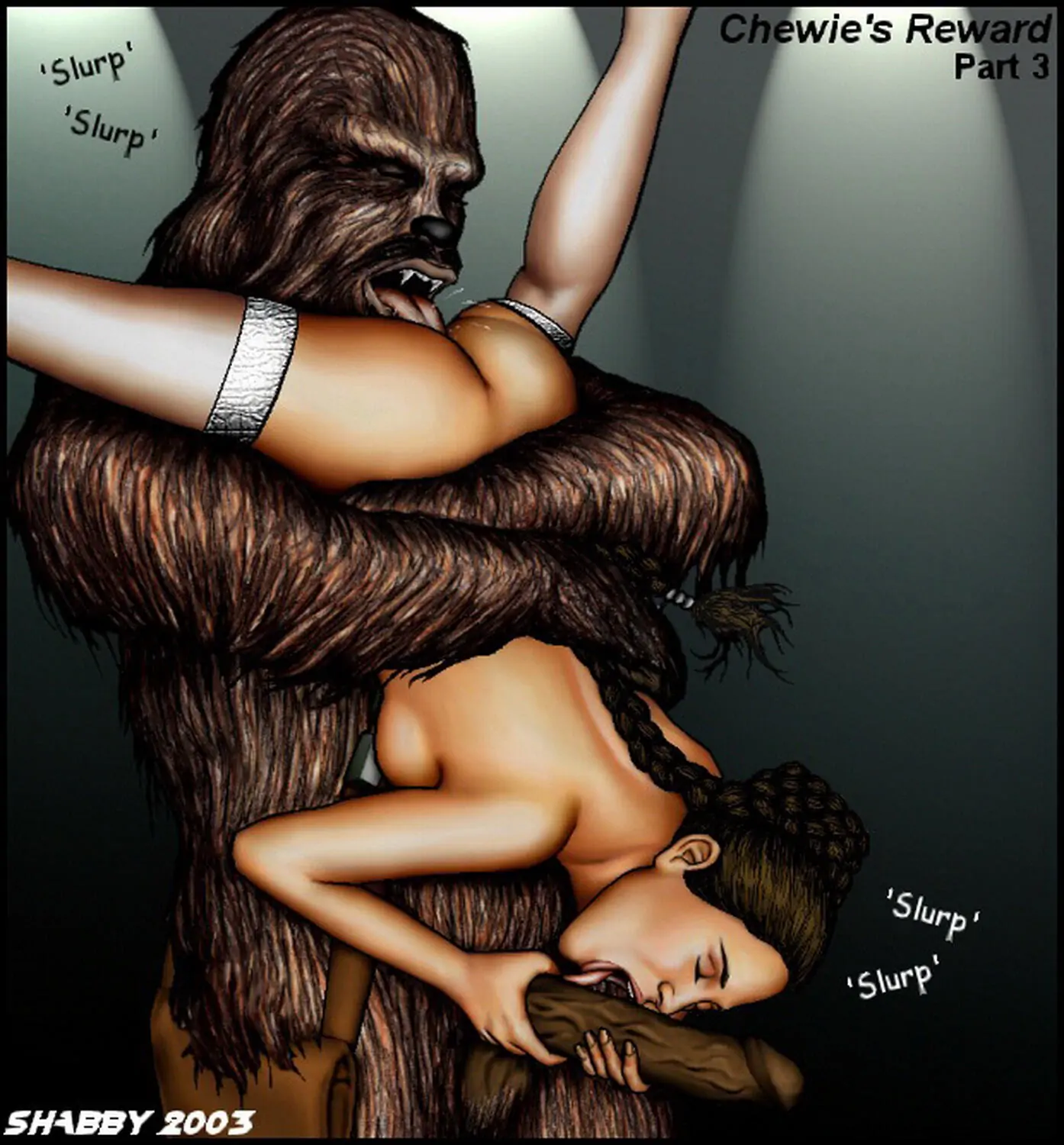 Wookiee and Chewbacca XXX Hentai