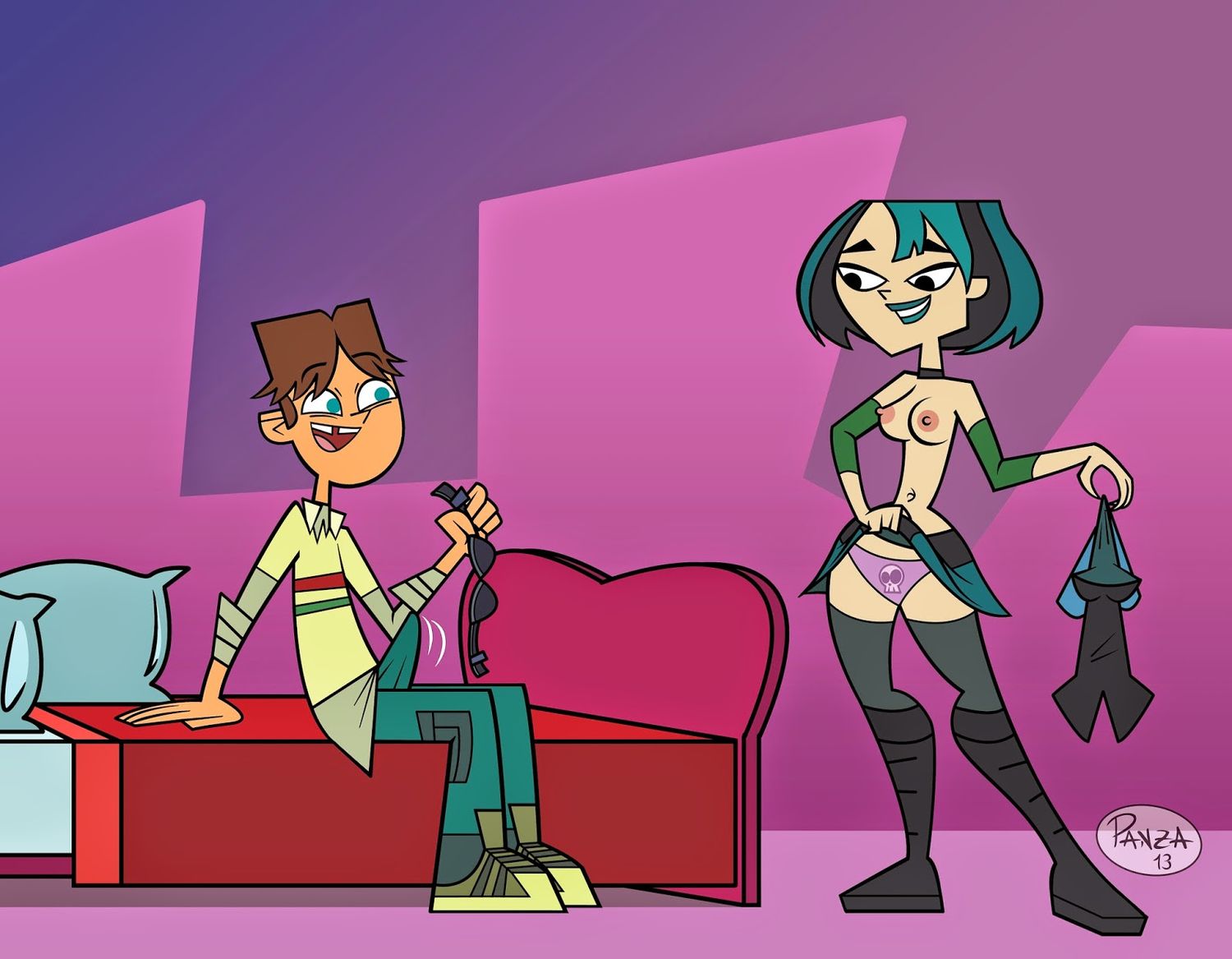 Cody TDI and Gwen Tdi Big Breast Panties Penis Topless Tits