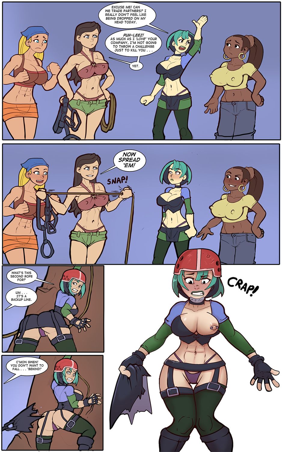 Gwen TDI and Heather Tdi Big Breast Nipple Piercing Exposed Breasts