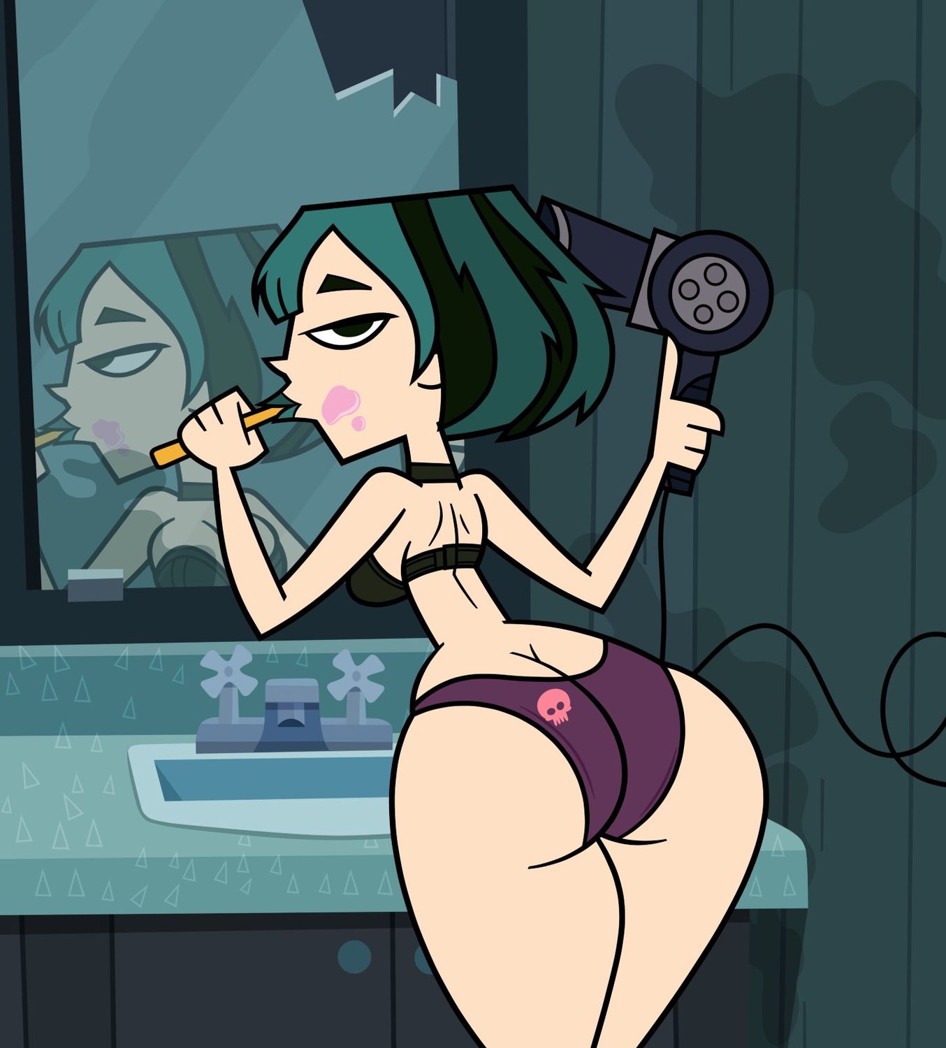 Gwen TDI Female Only Tits Nipples Busty Huge Ass Naked Nude Solo