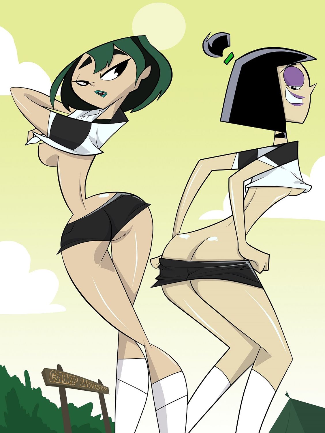 Sam Manson and Gwen Tdi Tits Erect Nipples Nipples Female Only