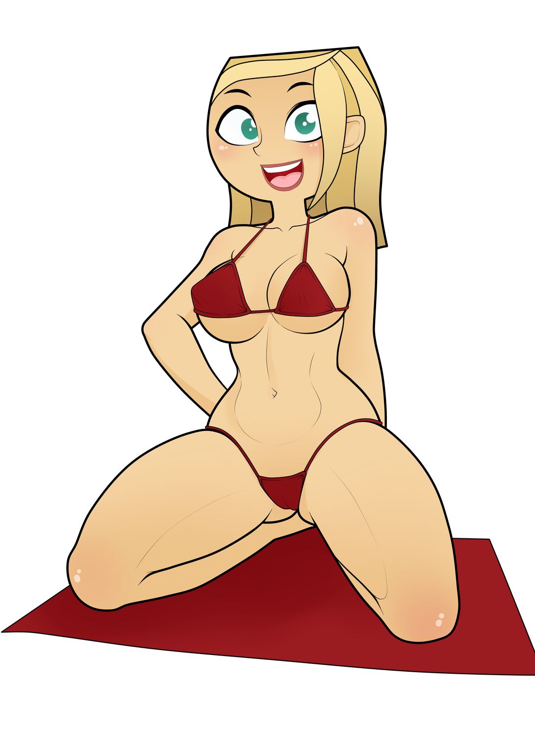 Samey TDI Swimsuit Blonde Female Only Solo