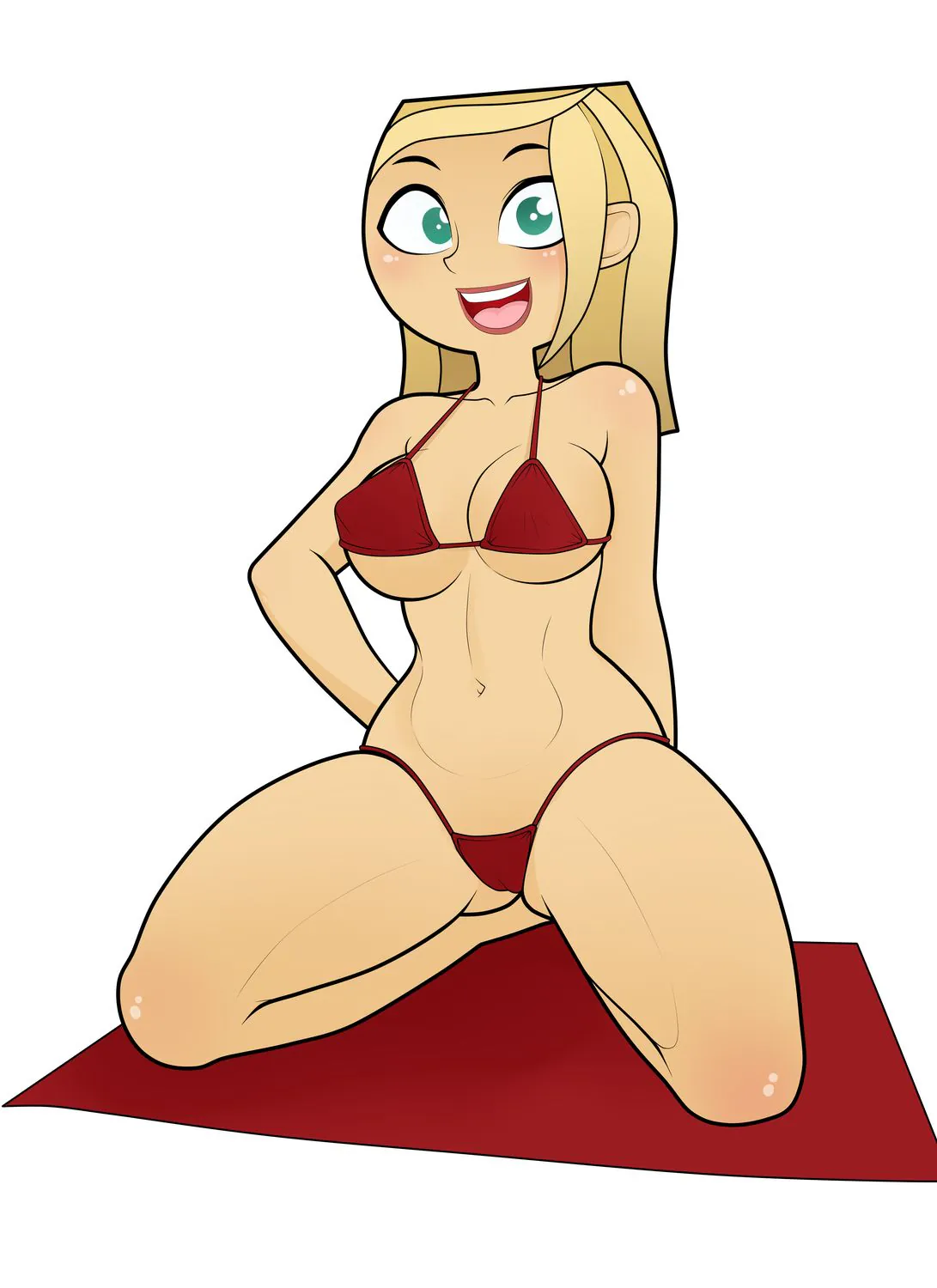 Samey TDI Swimsuit Blonde Female Only Solo