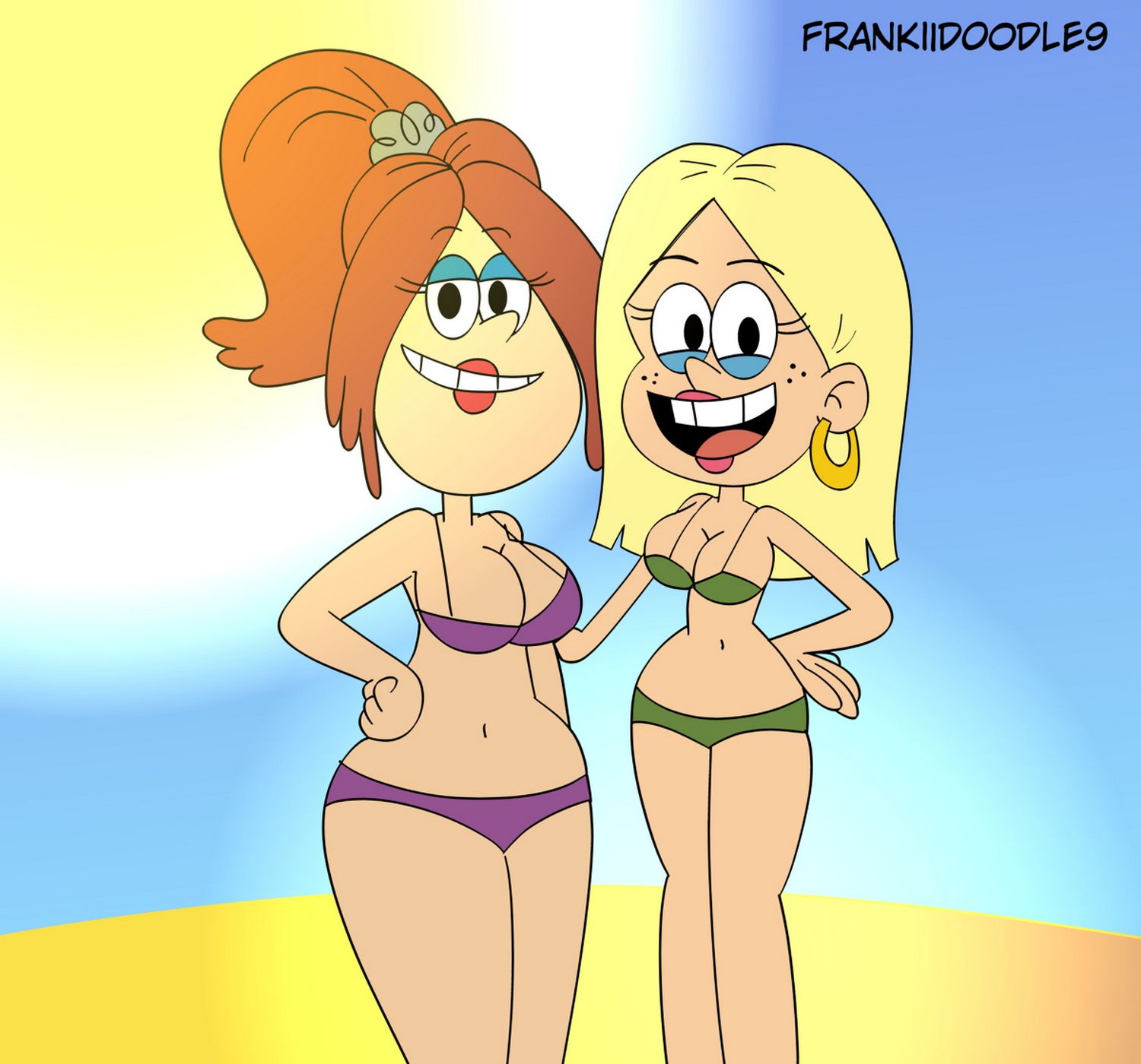 Becca Chang and Brita The Loud House Panties Female Only Big Breast