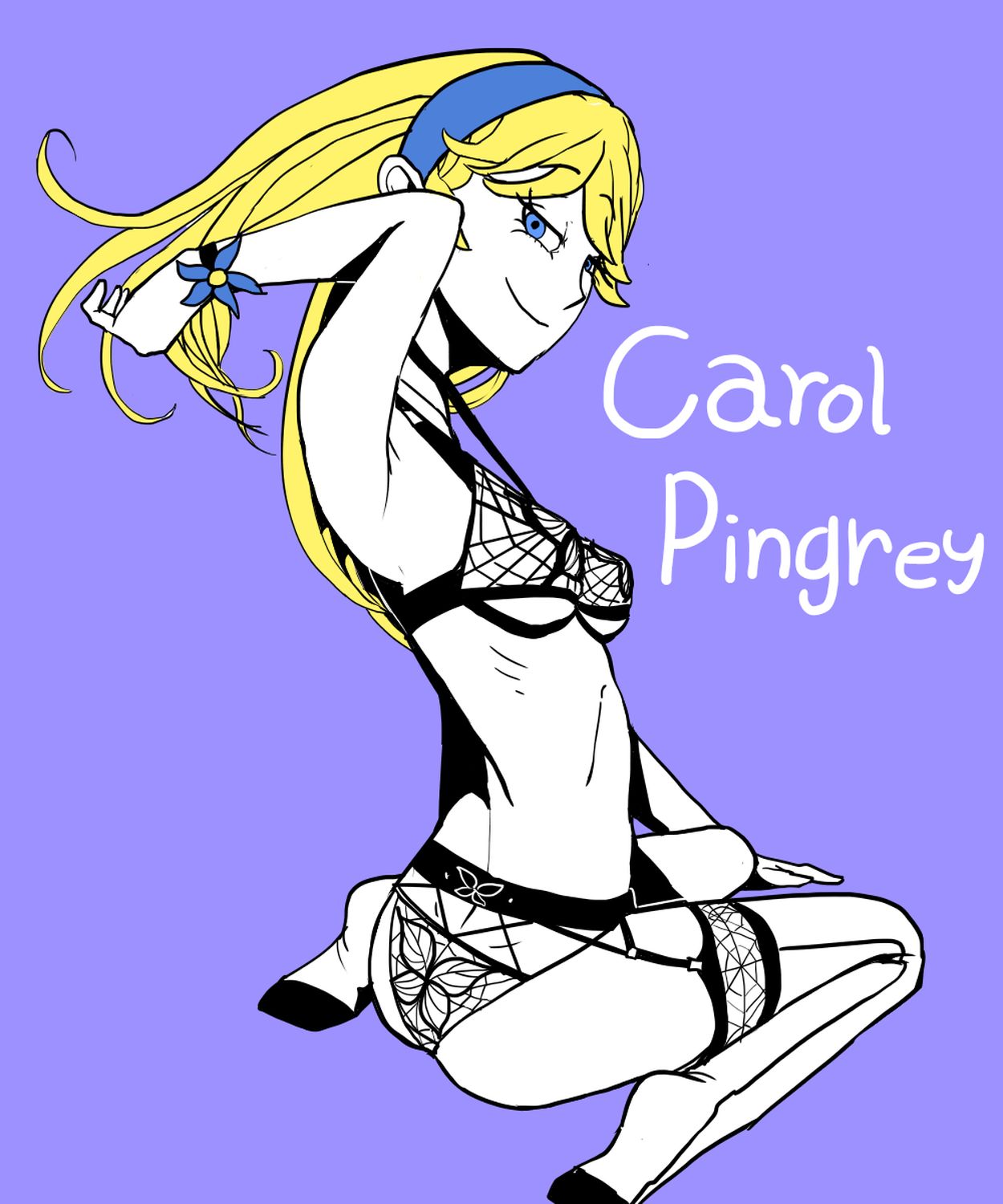 Carol Pingrey Solo Female Panties Blonde Tits Underwear Female Only