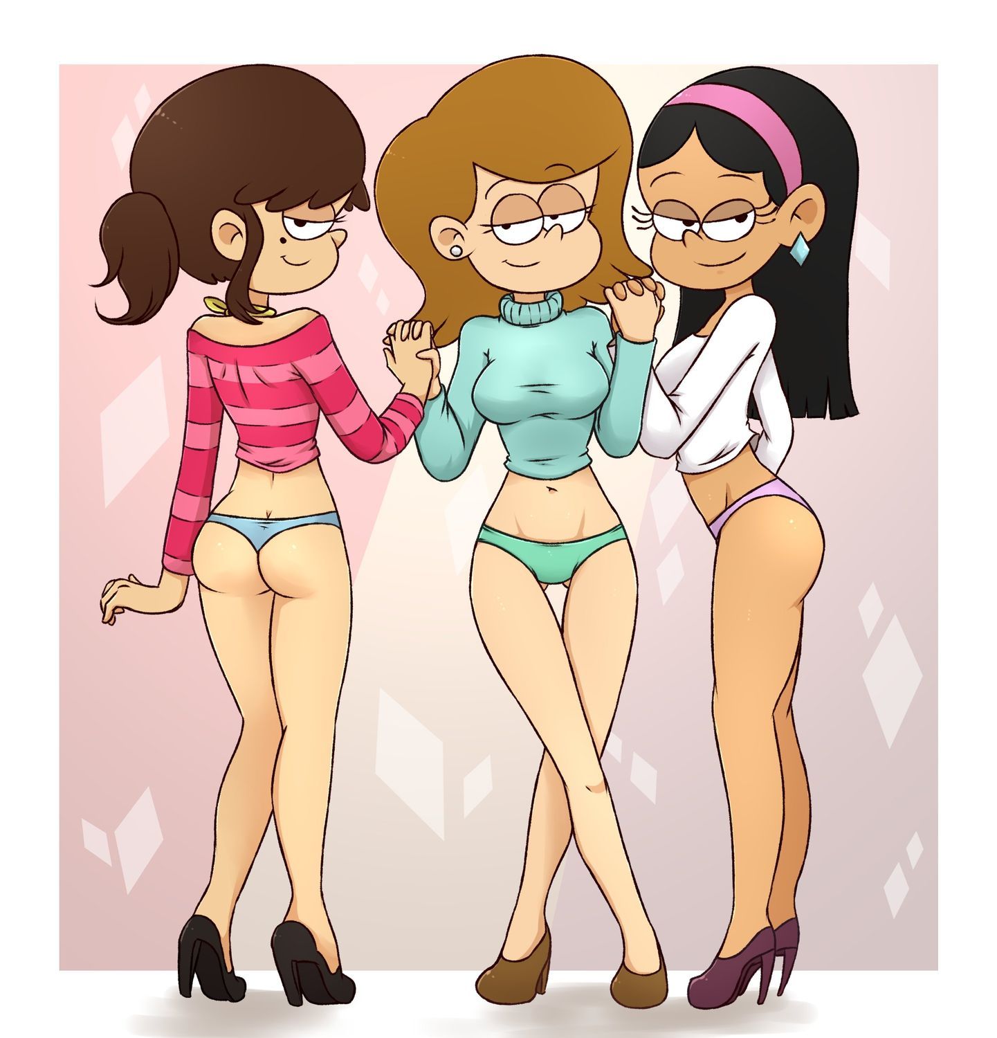 Fiona The Loud House and Jackie The Loud House Tits Female Only