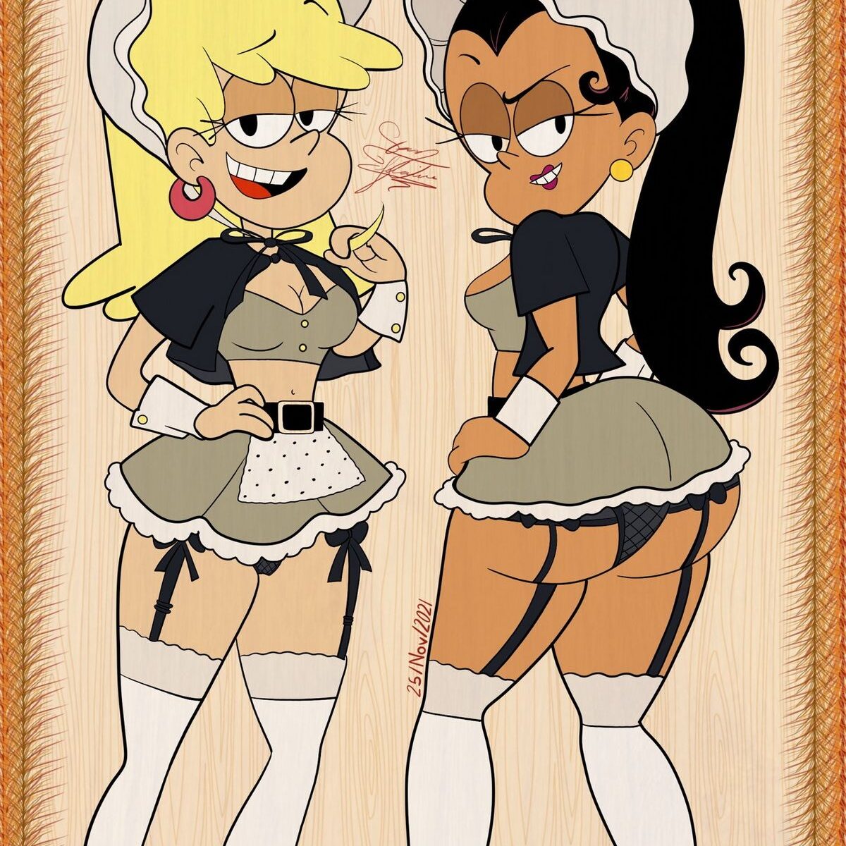 Leni Loud and Carlota Casagrande Posing < Your Cartoon Porn