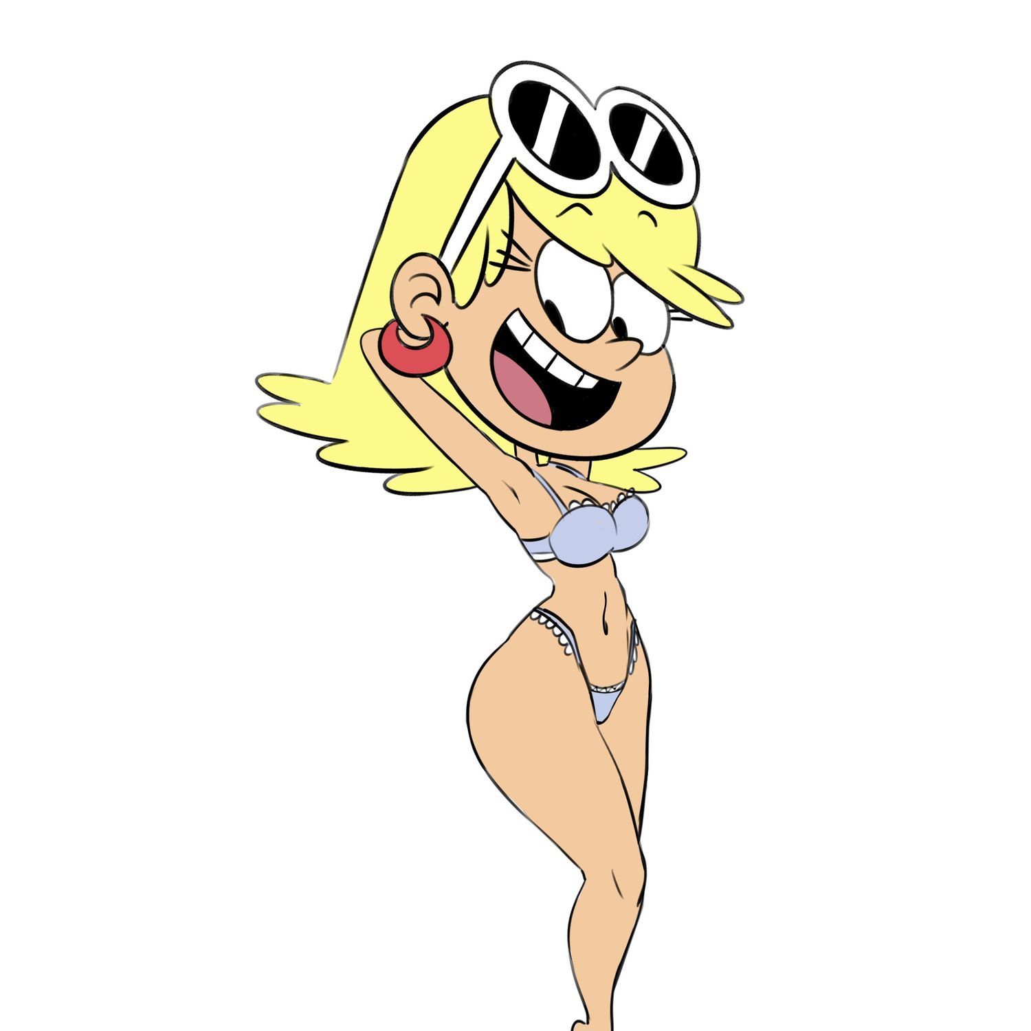 Leni Loud Female Only Big Breast Blonde