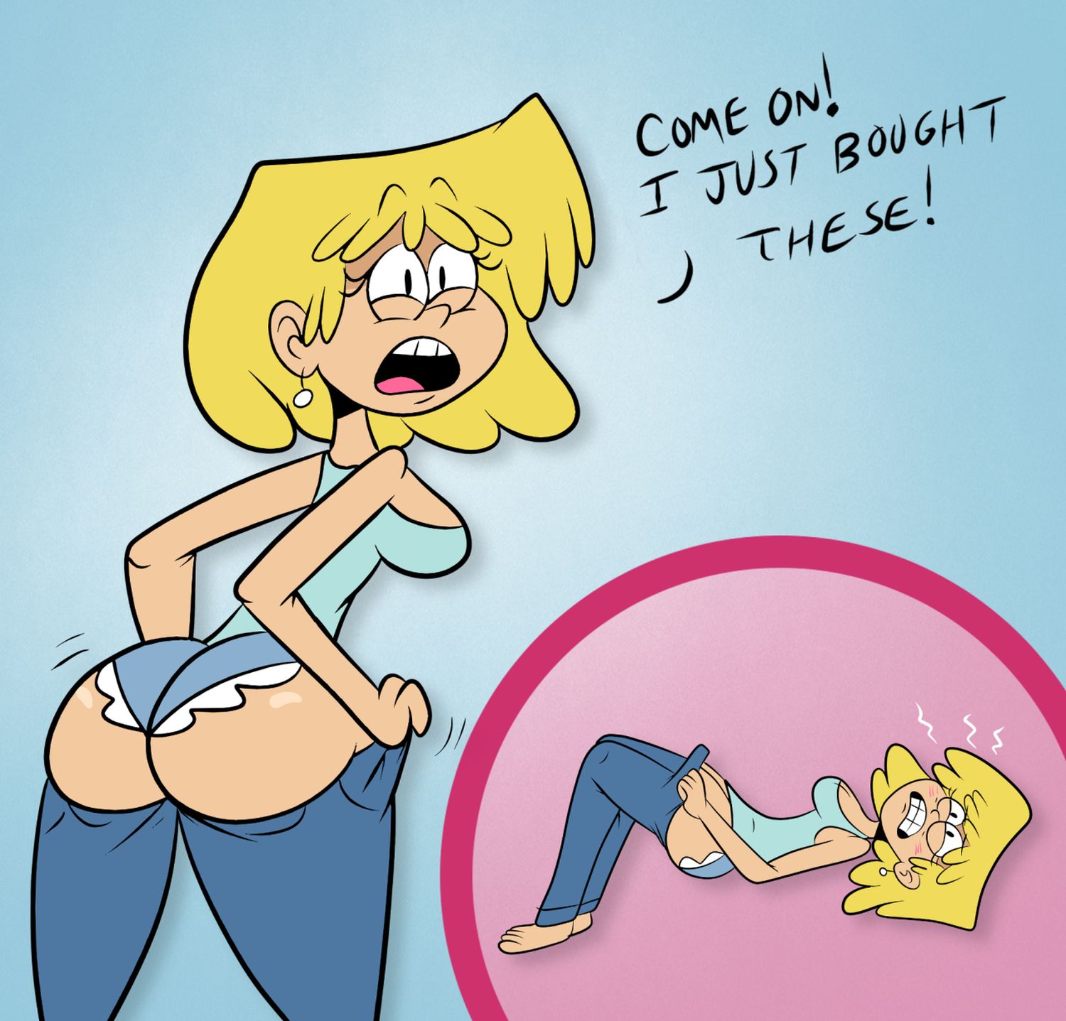 Lori Loud Blonde Female Only Panties Underwear