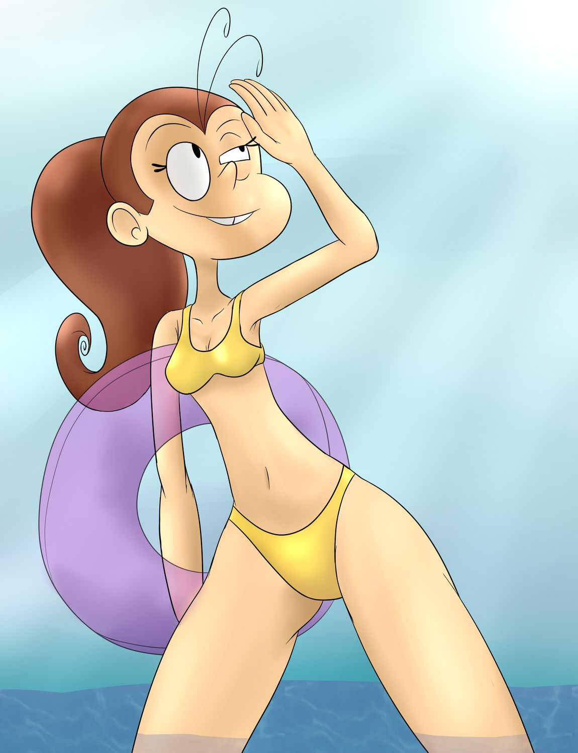 Luan Loud Solo Female Solo Swimsuit