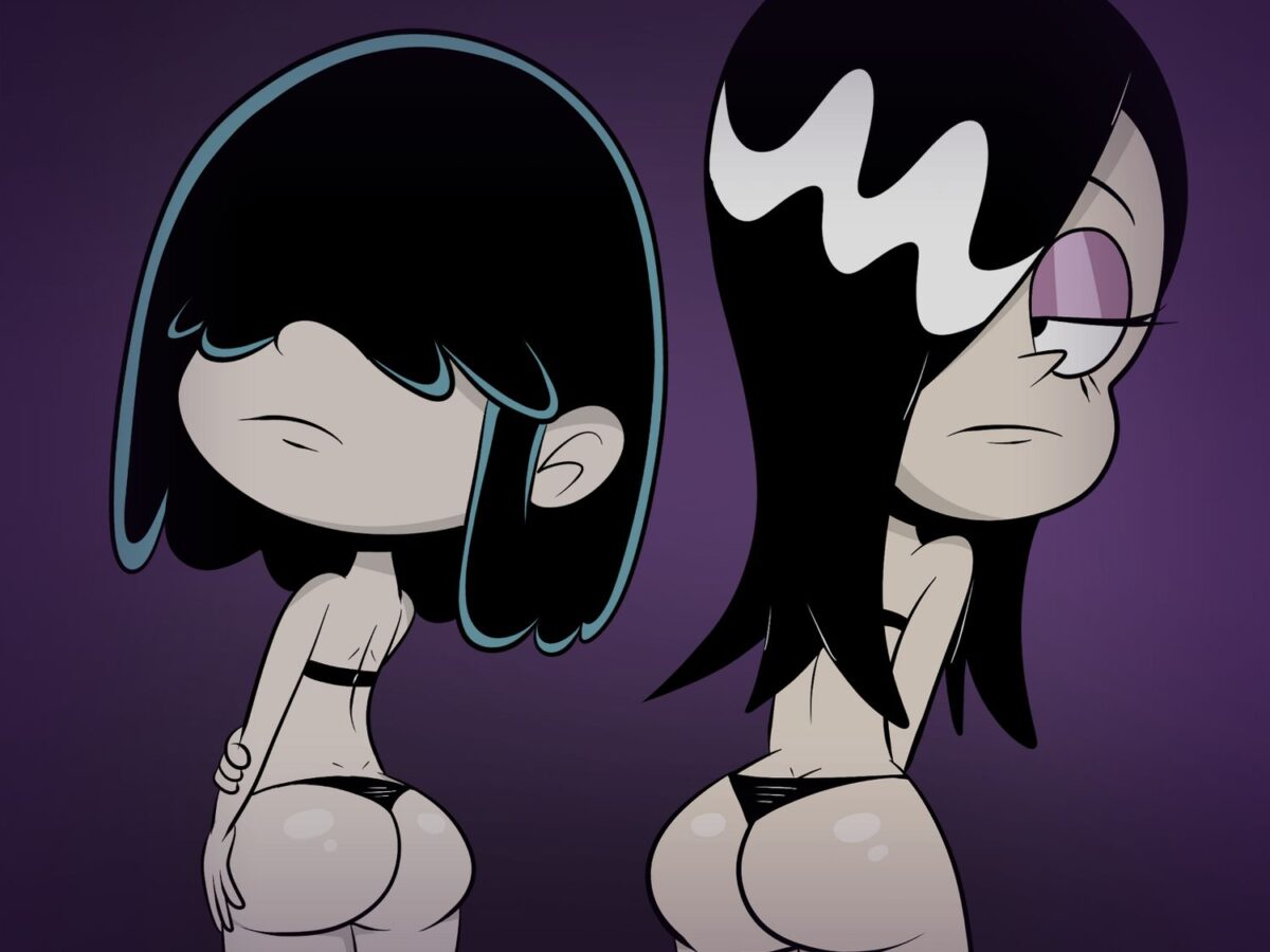 Lucy Loud and Haiku in a passionate embrace - The Loud House XXX