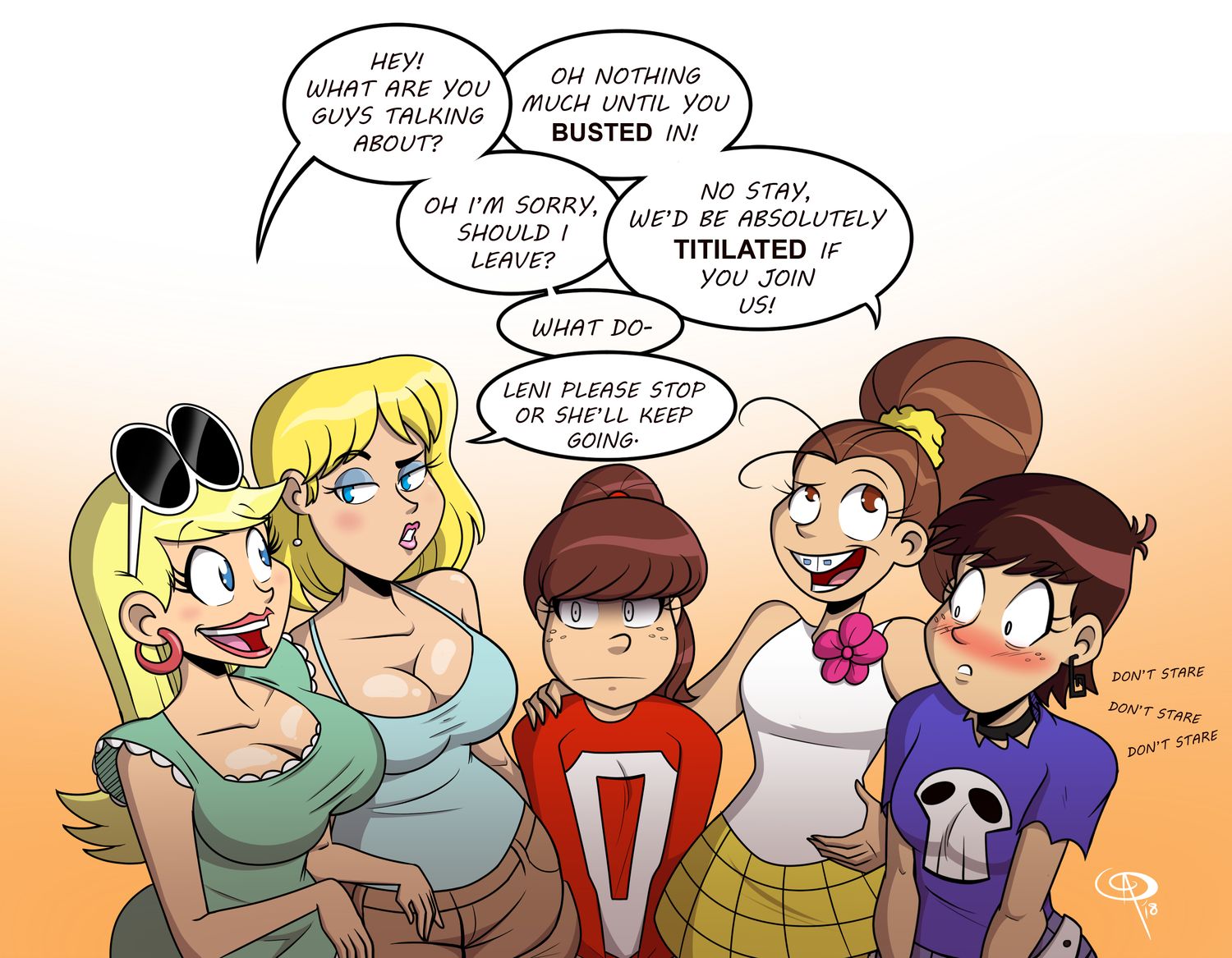 Luna Loud and Lynn Loud Busty Big Breast Blonde Tits