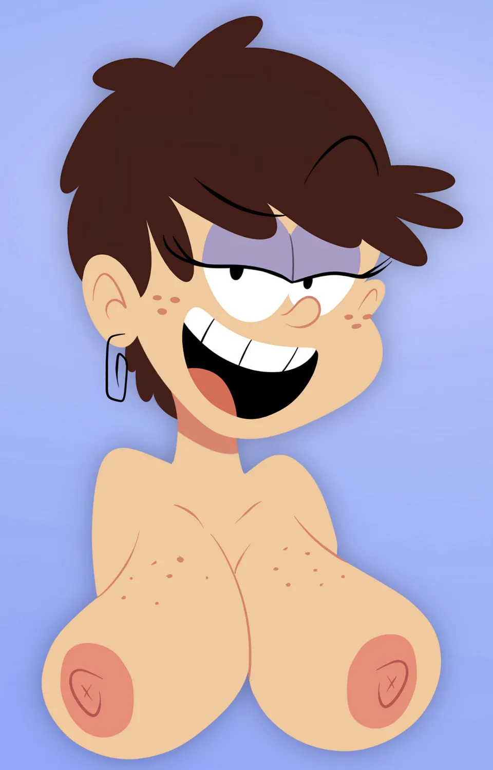 Luna Loud Nipples Big Breast Female Only Busty Tits Solo
