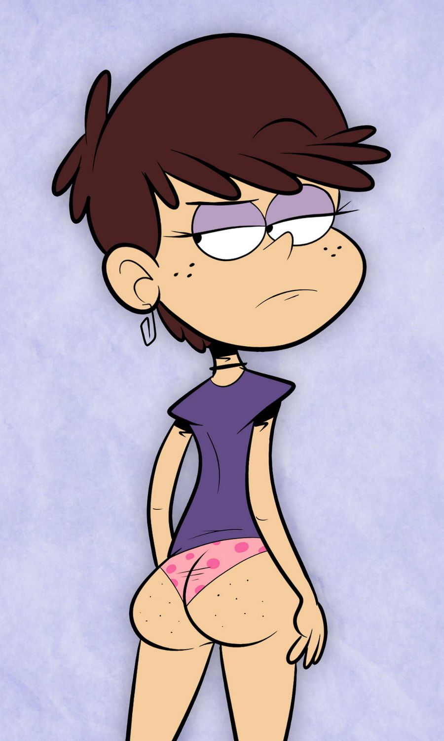 Luna Loud Panties Solo Female Only Art