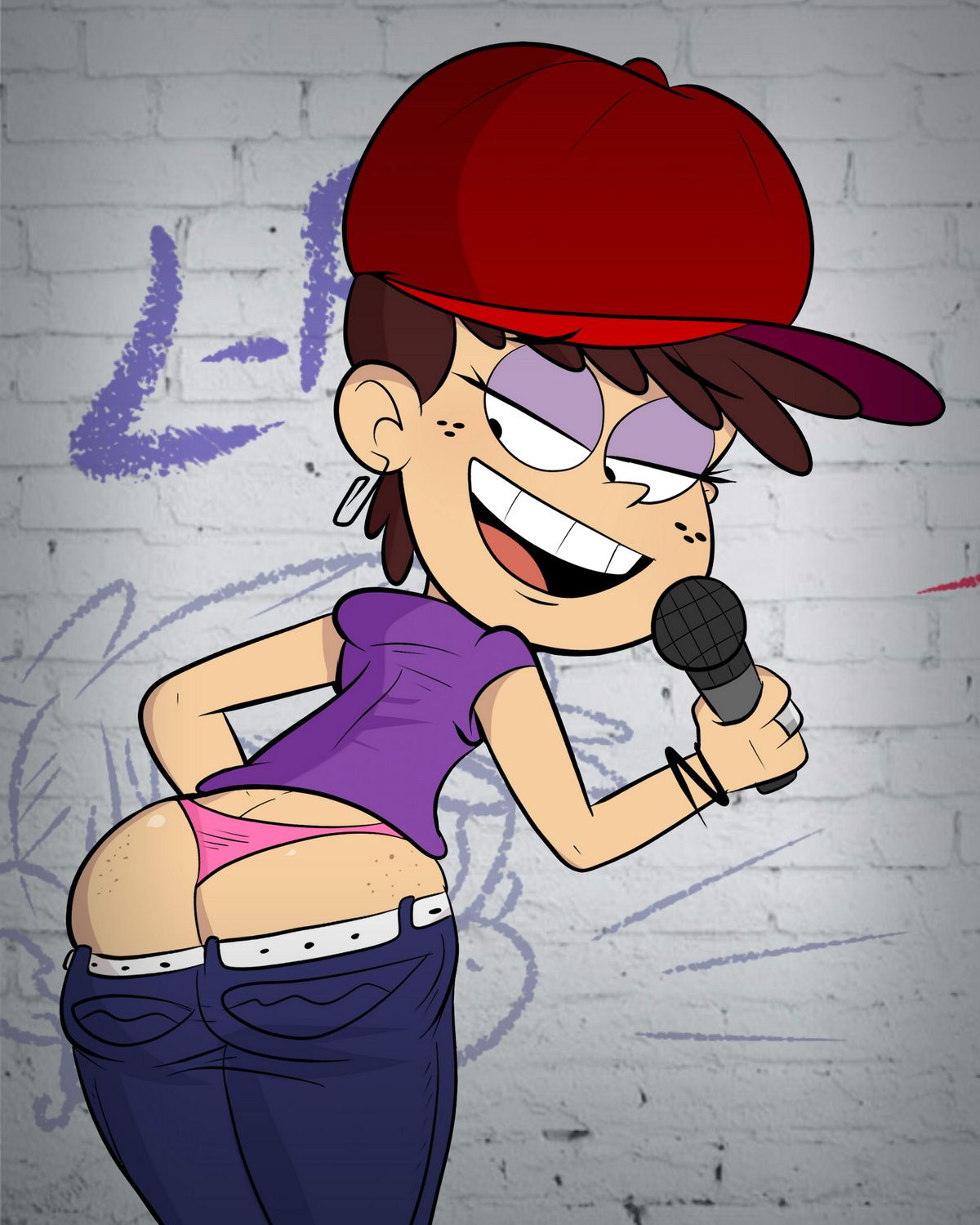 Luna Loud Panties Solo Female Only