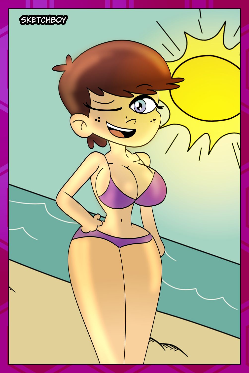 Luna Loud Solo Female Big Breast Female Only Swimsuit Tits Solo