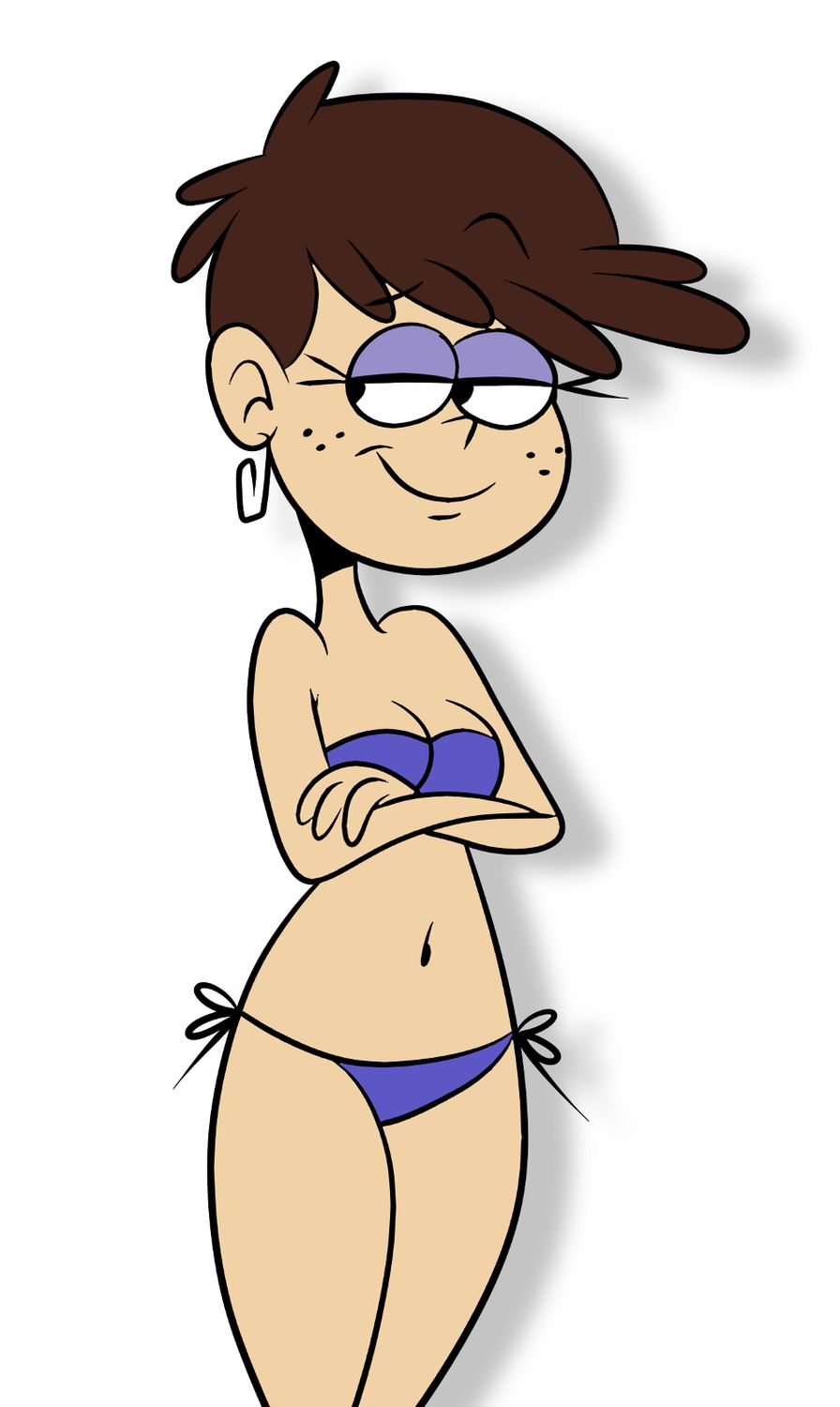 Luna Loud Solo Panties Tits Female Only