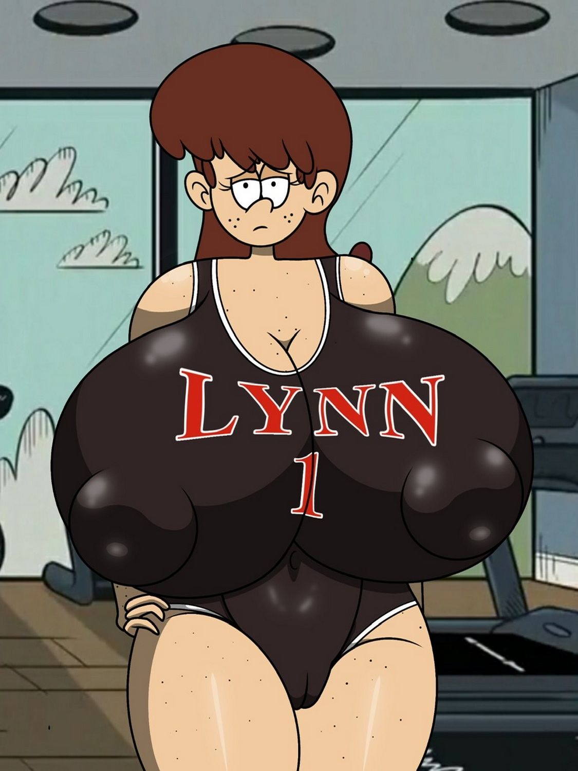 Lynn Loud Big Breast Tits Giant Breasts Swimsuit