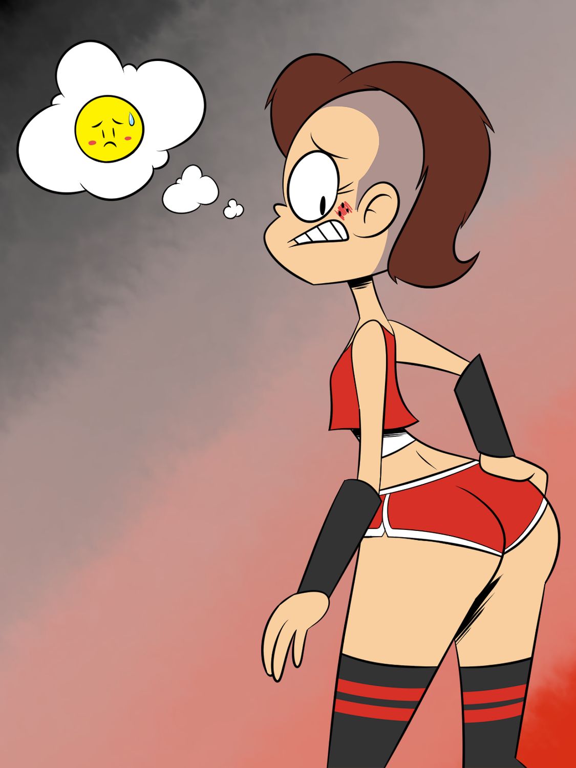 Lynn Loud Hand On Butt Female Only