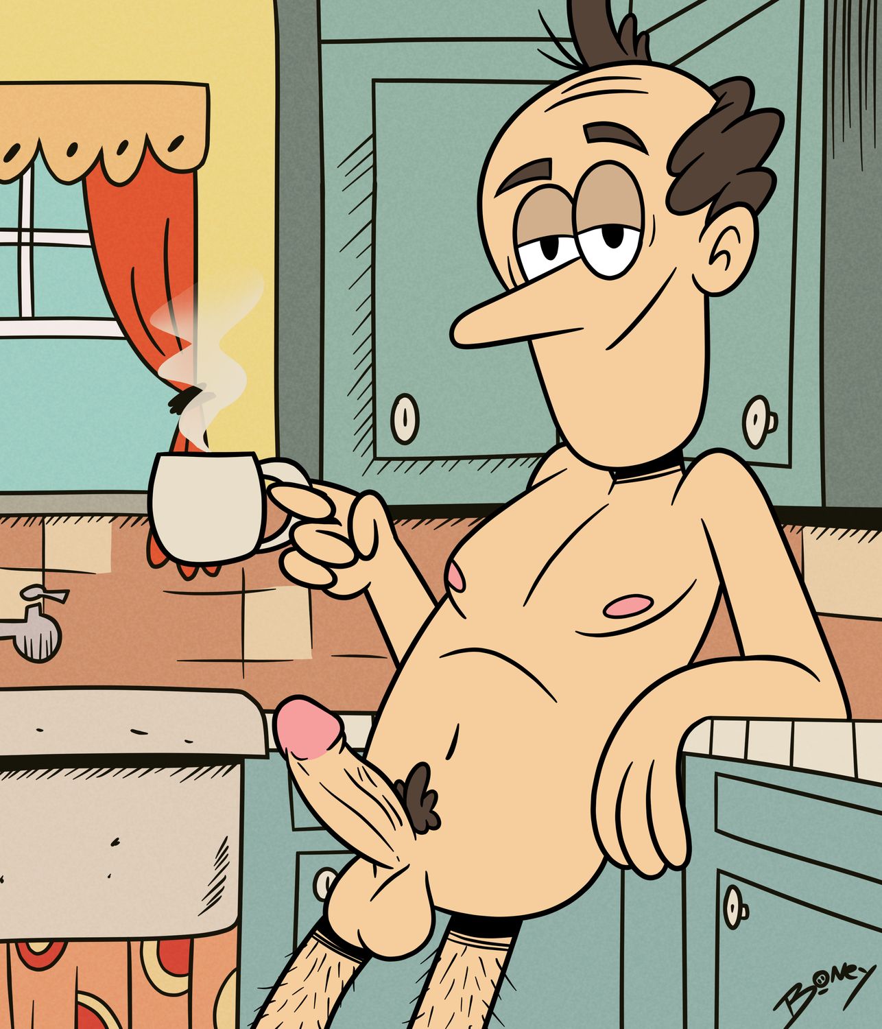 Lynn Loud Sr. Naked