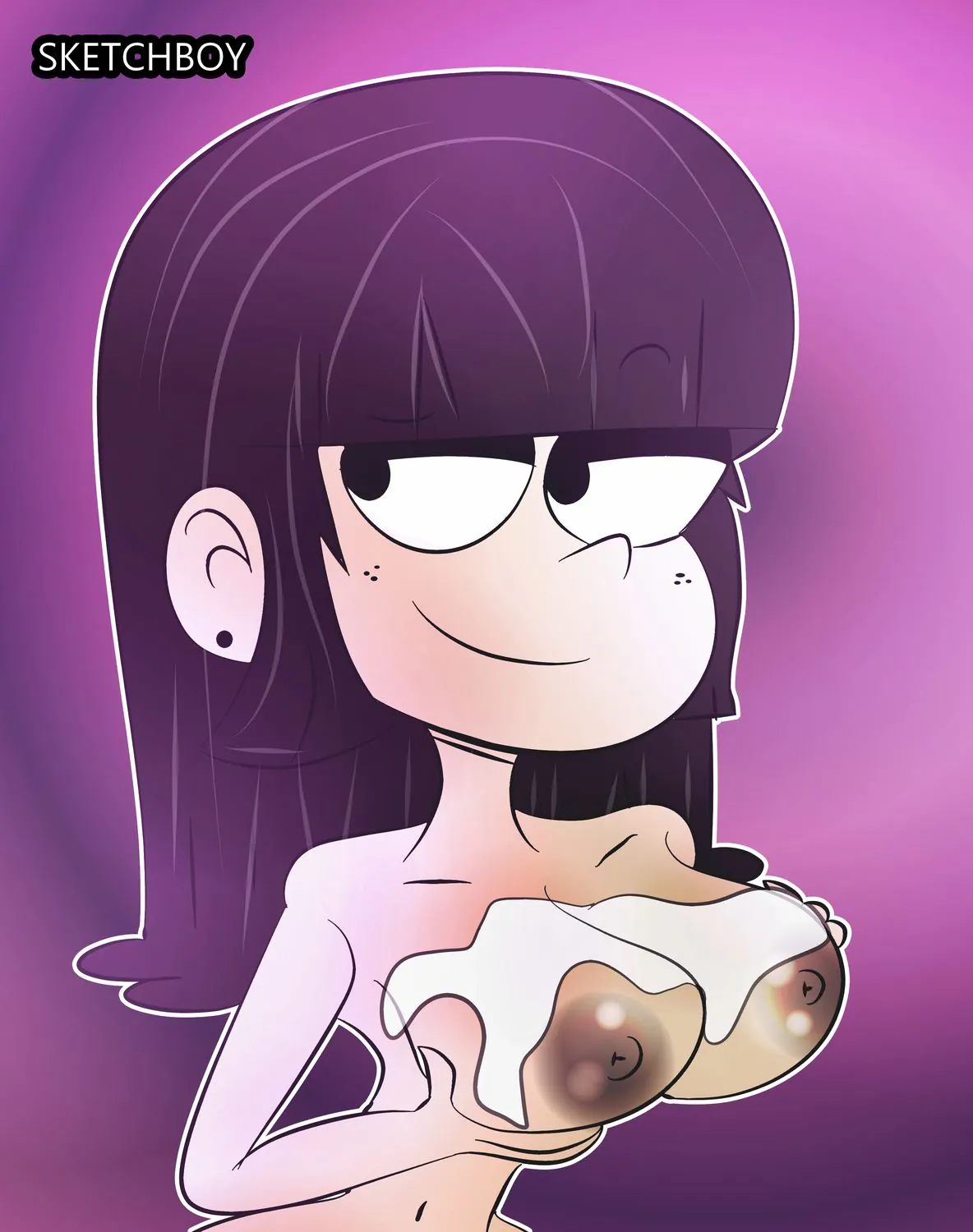 Maggie The Loud House Tits Nipples Big Breast Solo Female