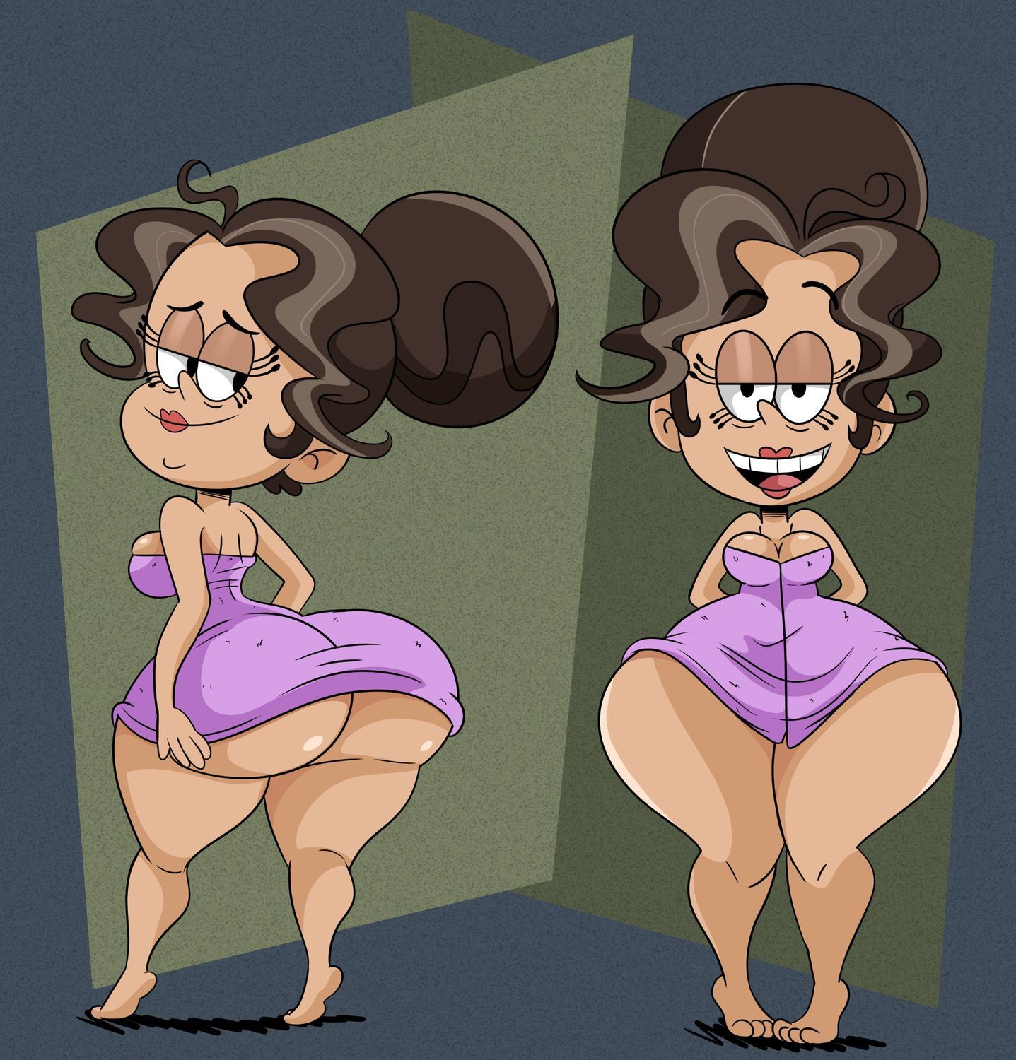 Morag The Loud House Fat Butt Fat Ass Female Only Large Butt