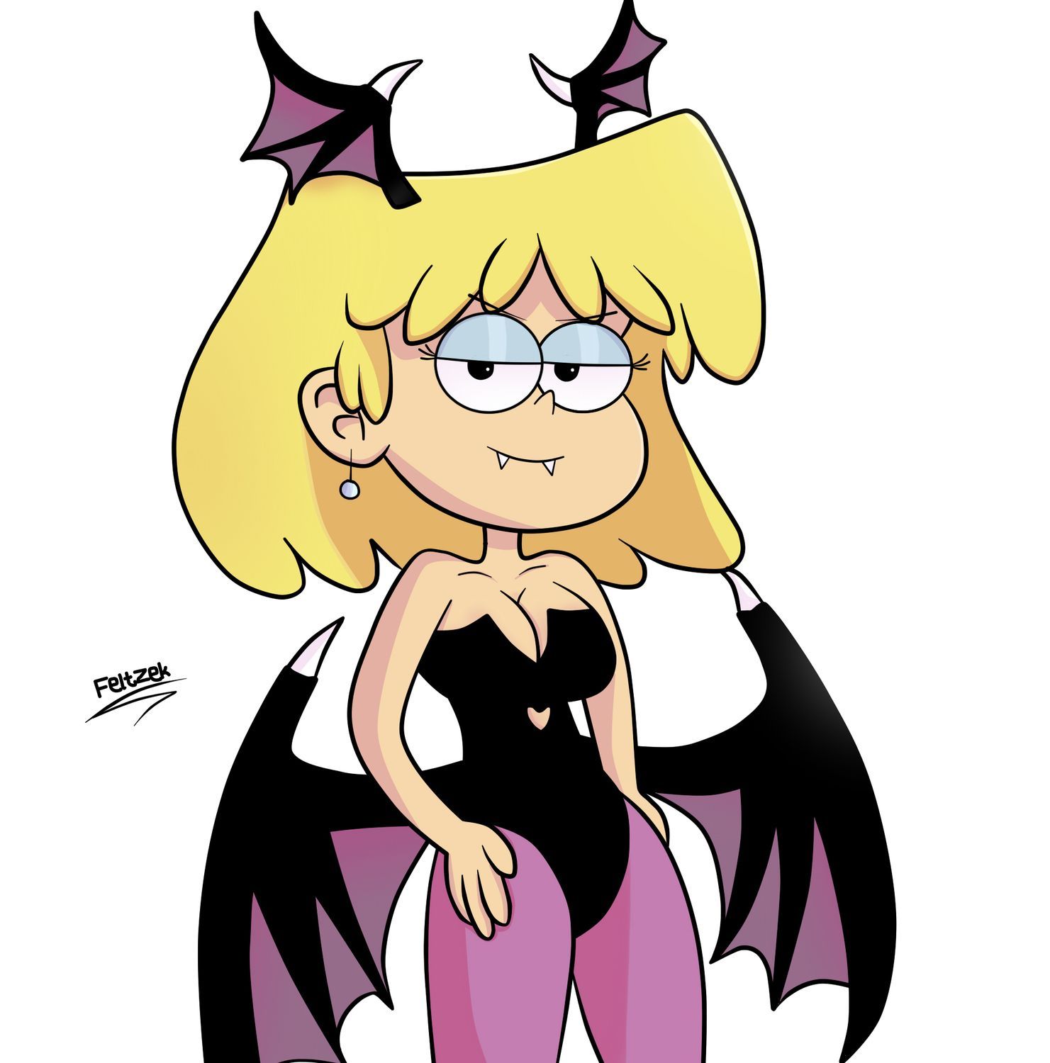 Morrigan Aensland and Lori Loud Female Only