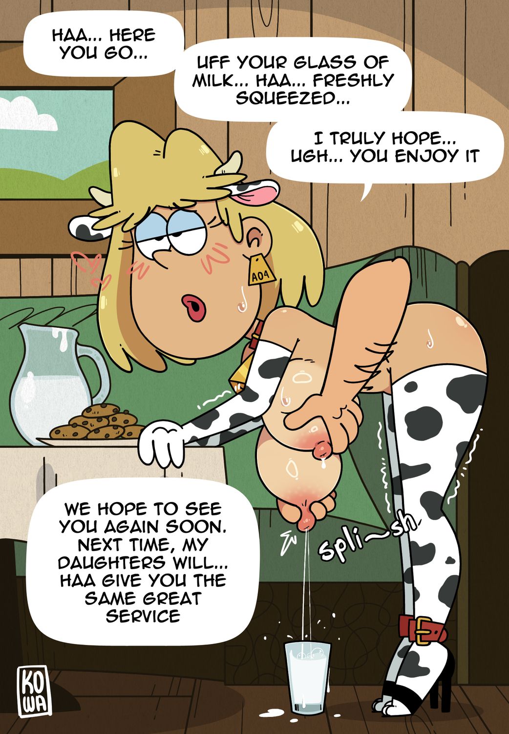 Rita Loud Milking Milf Blonde Milk