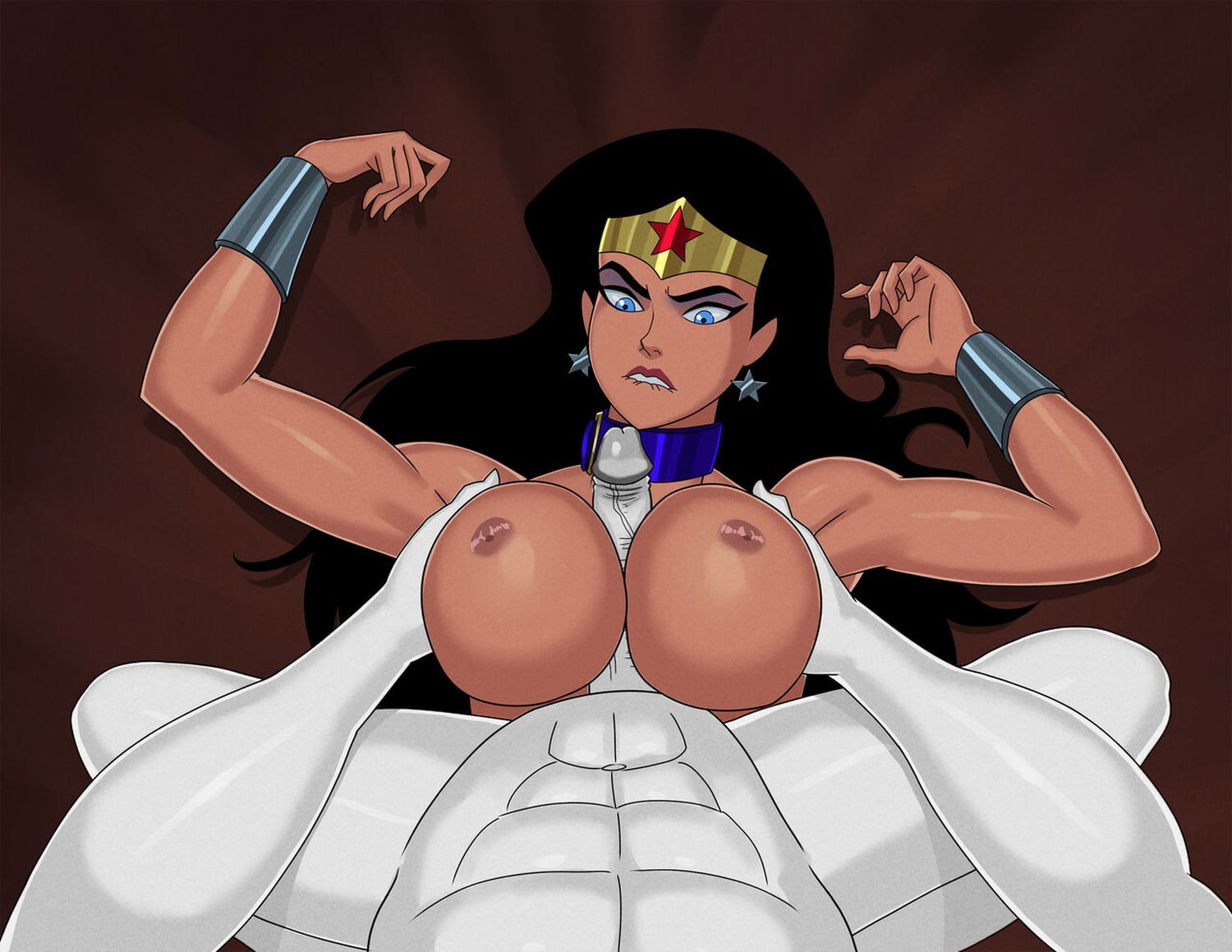 Diana Prince and Joker Nude Sex Nipples Armpit Fetish Grabbing Tits