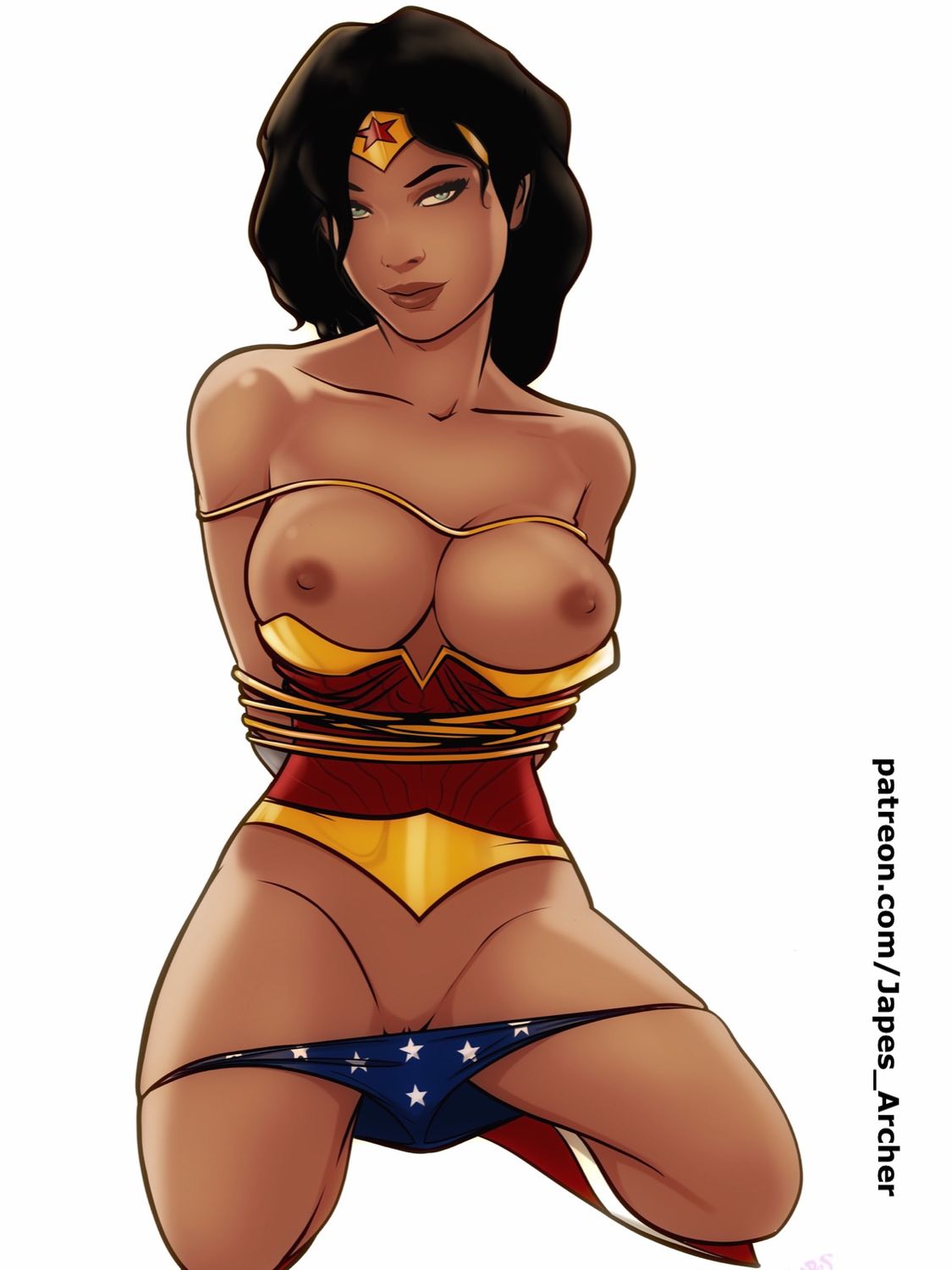 Wonder Woman Rope Bondage