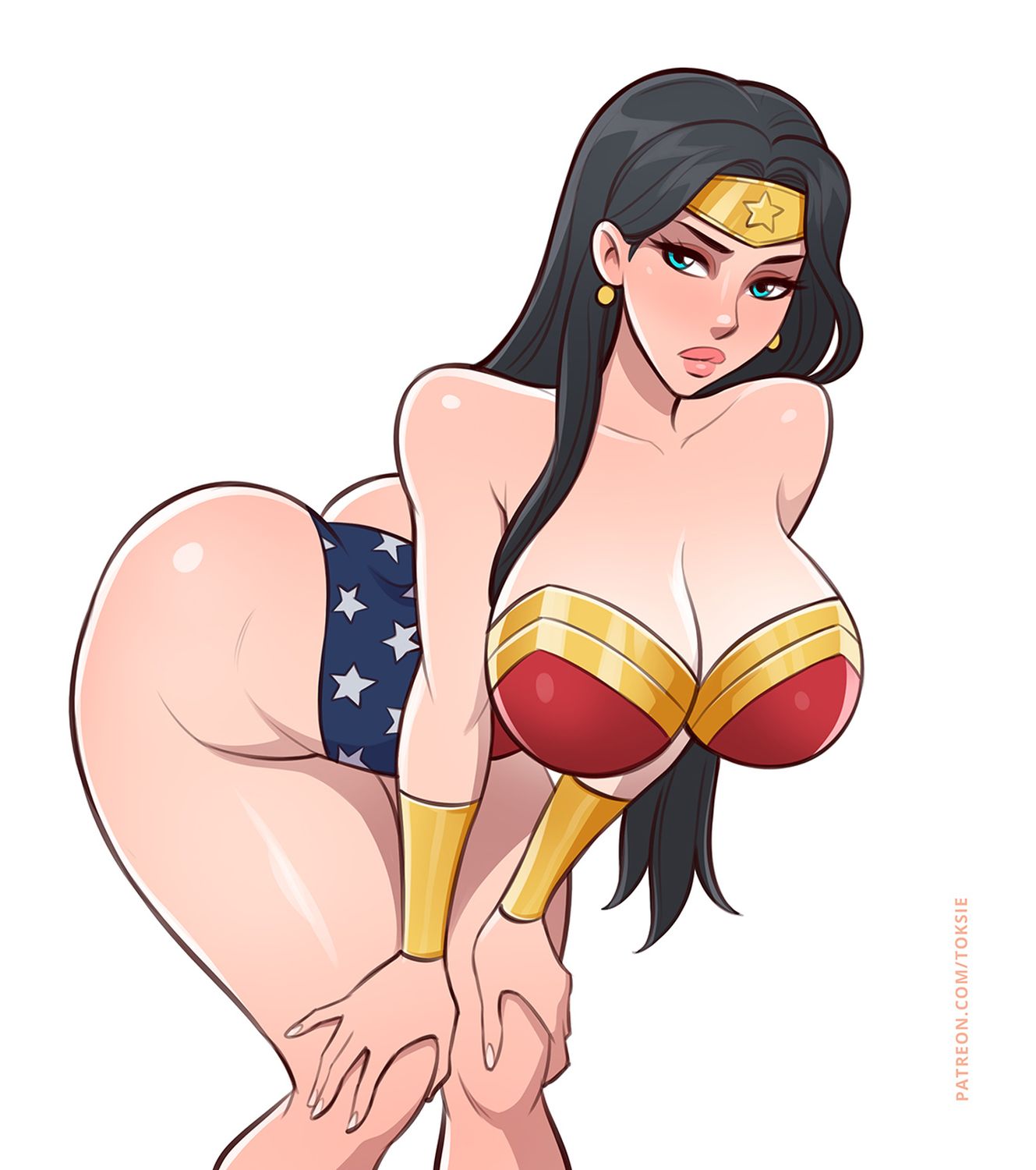 Diana Prince and Wonder Woman Busty Superheroine Princess Pawg