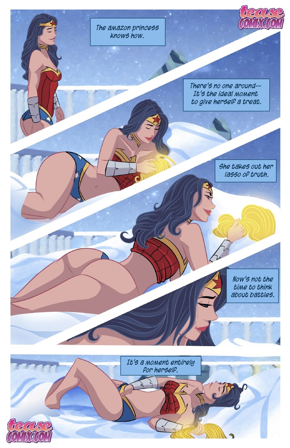 Diana Prince and Wonder Woman Dat Ass Masturbation