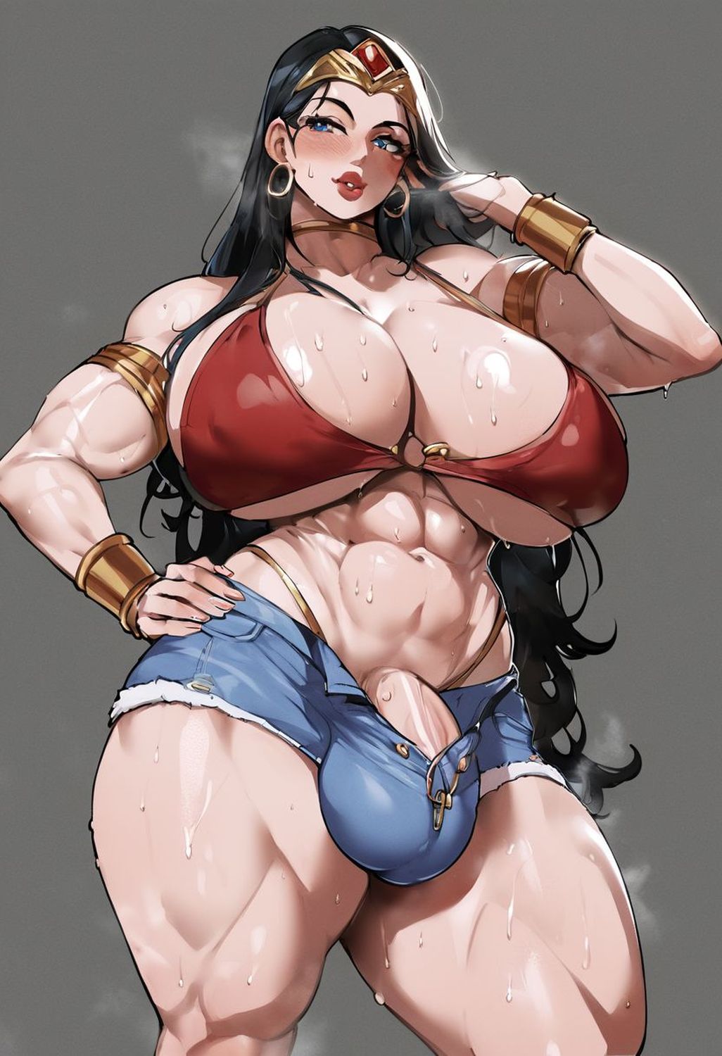 Wonder Woman Futanari