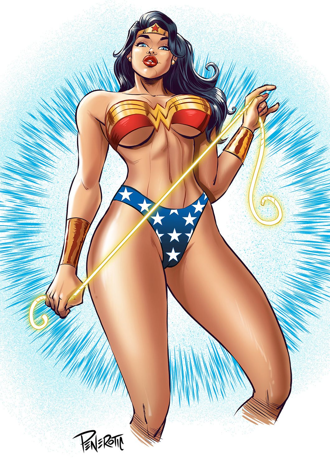 Diana Prince and Wonder Woman Legs Solo Big Breast Solo Female Curvy