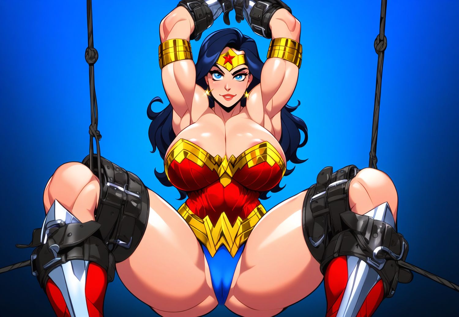 Diana Prince and Wonder Woman Solo Superheroine Art