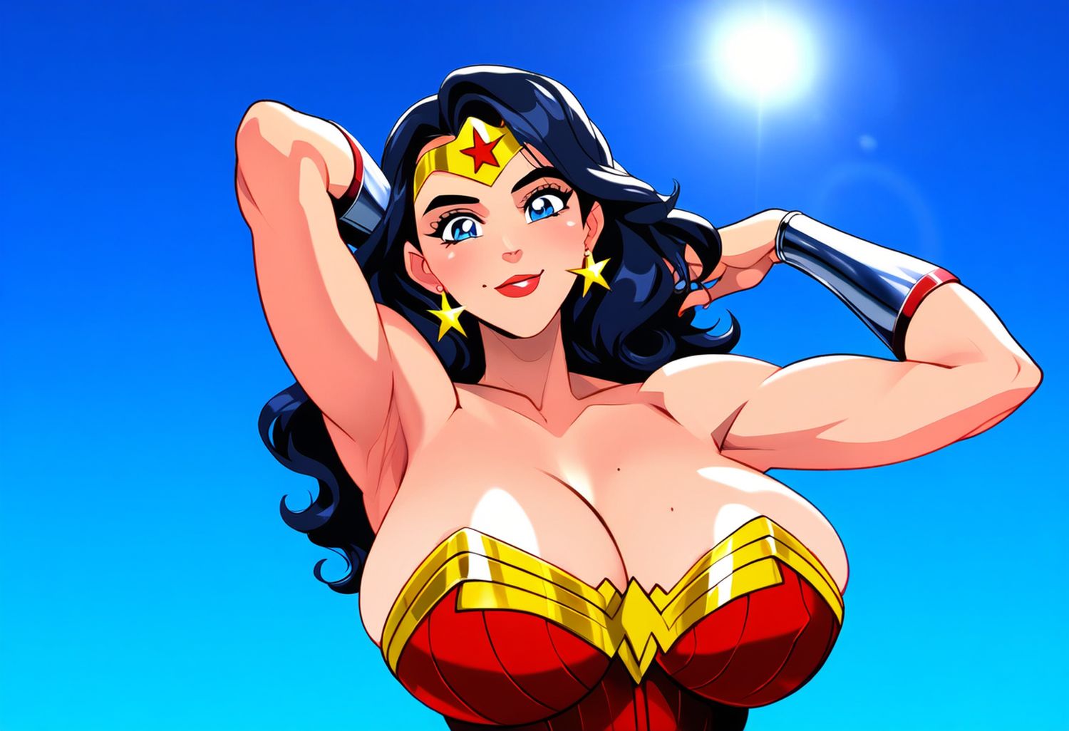 Diana Prince and Wonder Woman Solo Superheroine