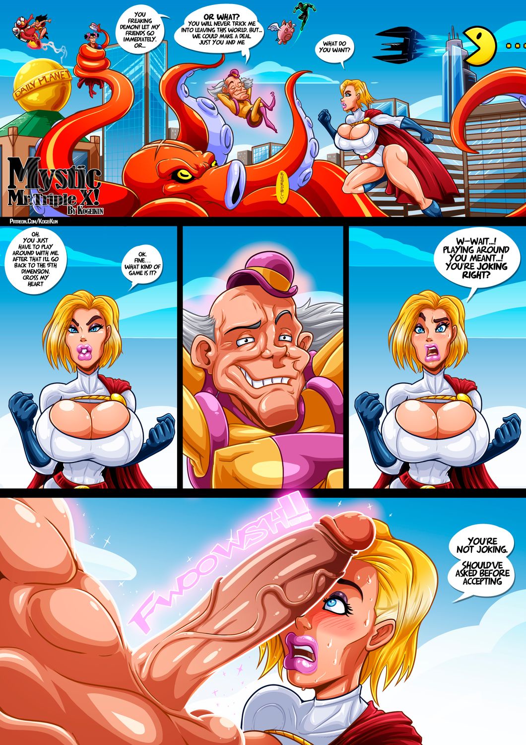 Power Girl Tits