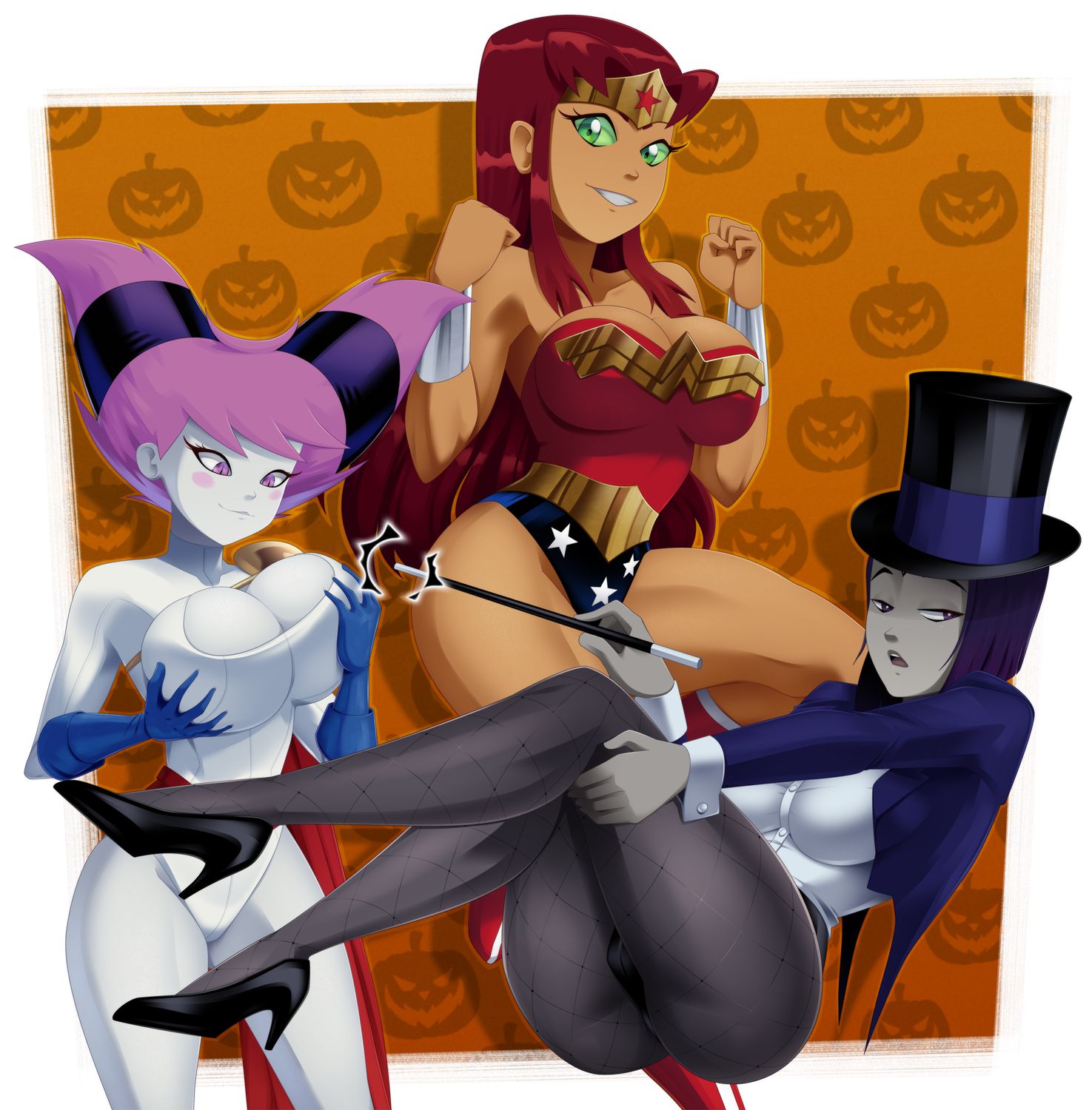 Raven and Starfire Big Breast Tits Female Only