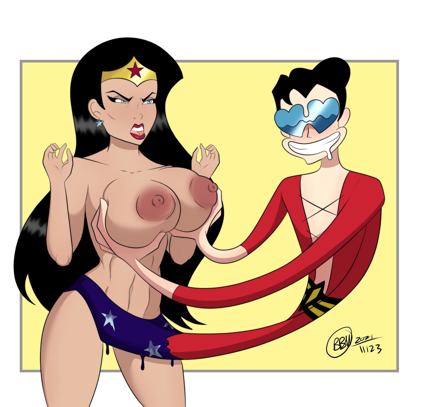 Wonder Woman and Diana Prince Busty Female Only