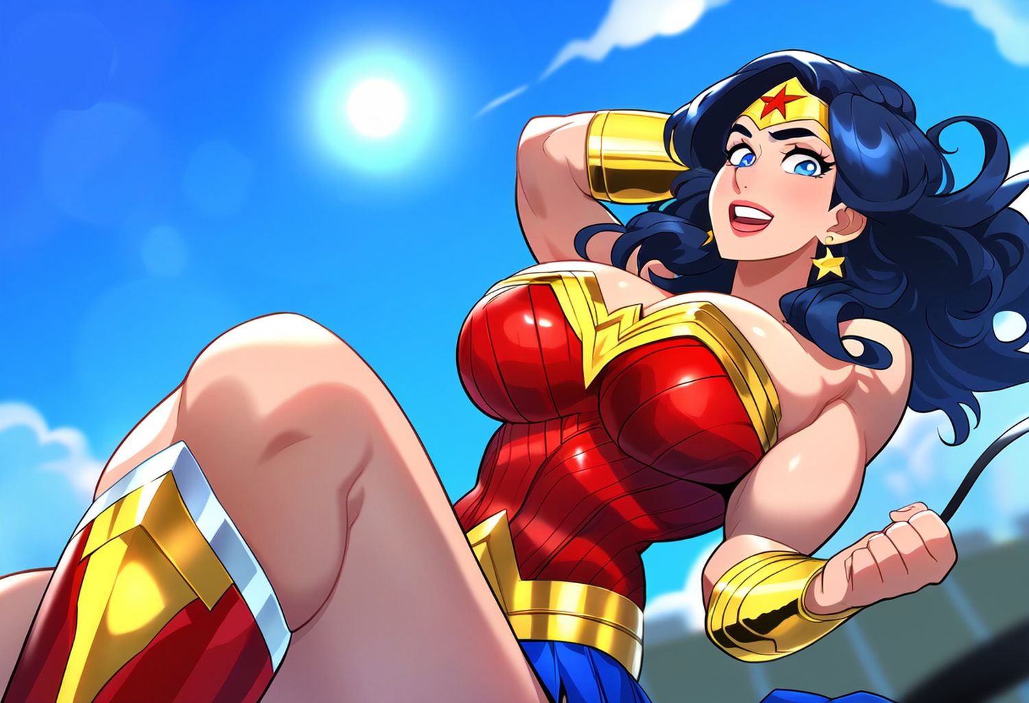 Wonder Woman and Diana Prince Solo Superheroine