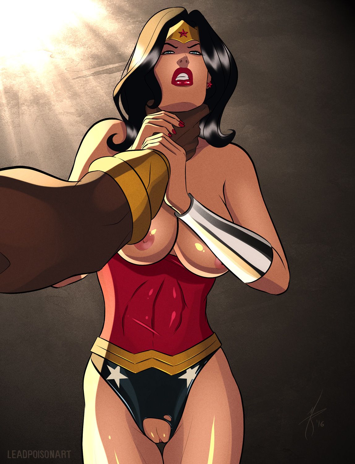 Wonder Woman and Diana Prince Tits Nipples Pussy Legs Lips Vagina