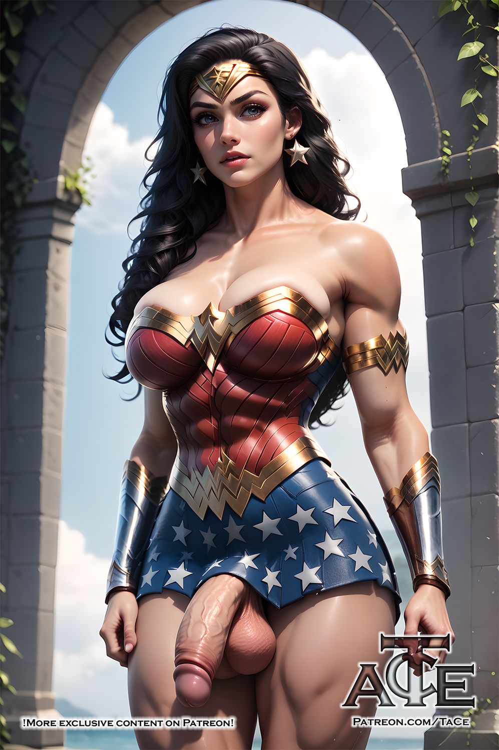 Wonder Woman Curvy Penis Futa Big Breast Tits Futanari Futa Only