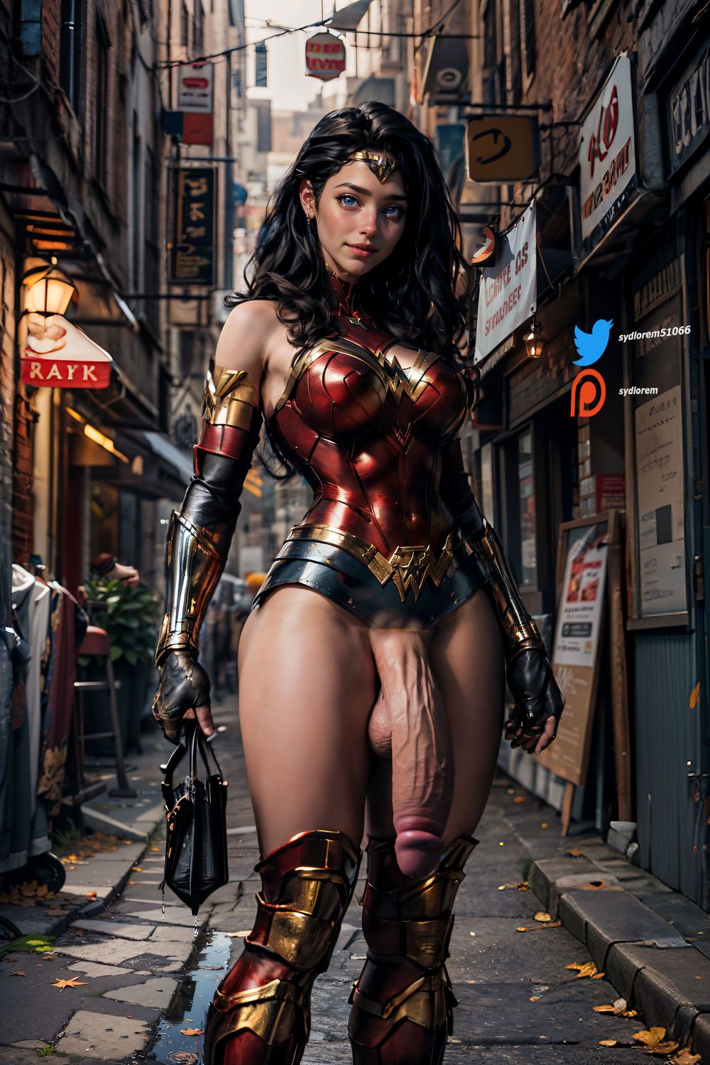 Wonder Woman Futanari