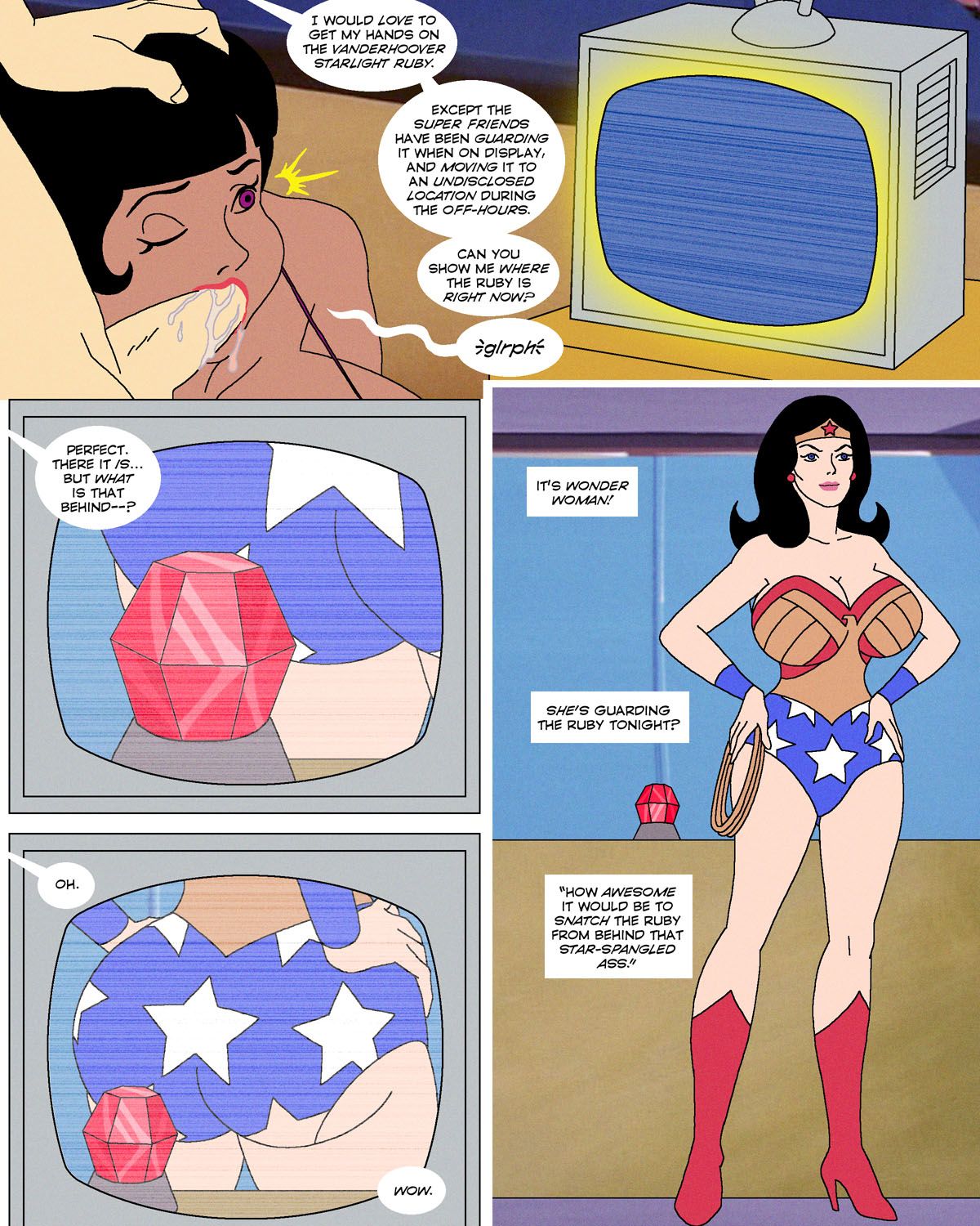 Wonder Woman Lips Hyper Breasts Curvy Thick Ass Dat Ass Superheroine