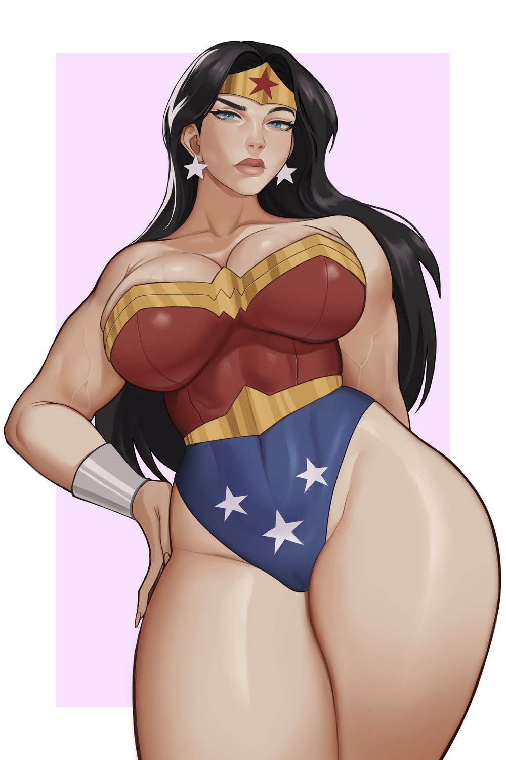 Wonder Woman Muscle Underwear Princess Big Breast Superheroine