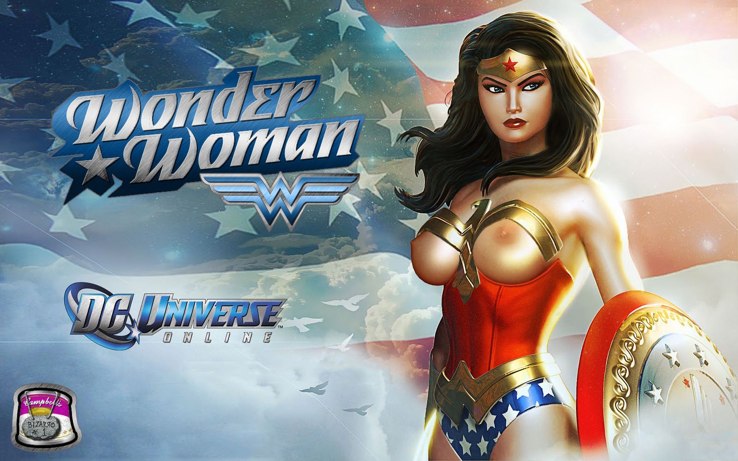 Wonder Woman Nipples Tits Erect Nipples